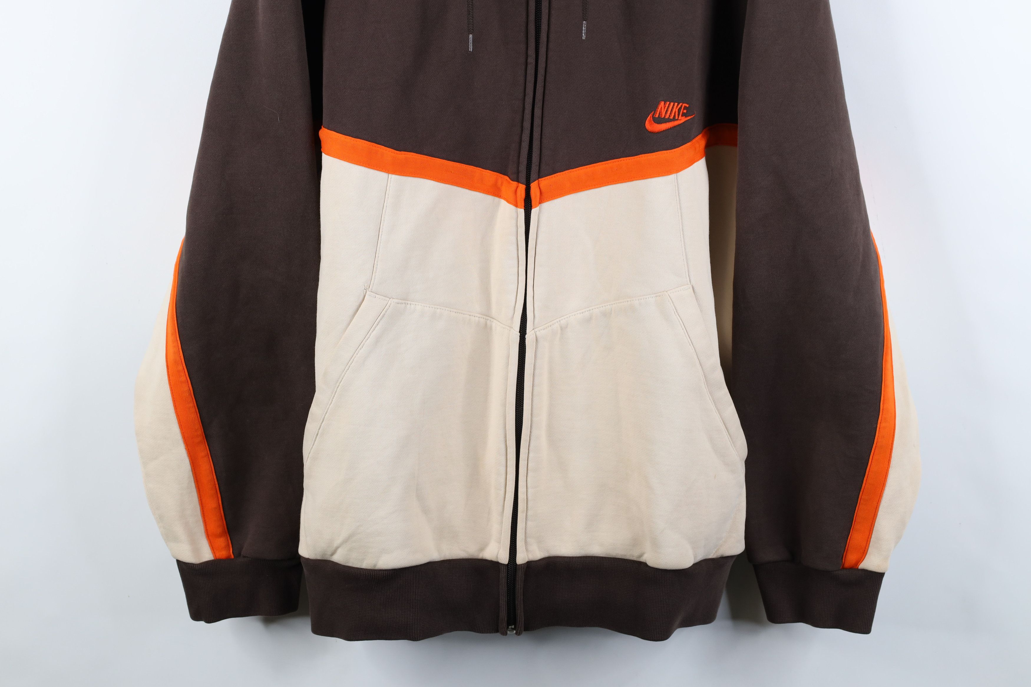 Nike Vintage Nike Scott Mini Swoosh Heavyweight Full Zip Hoodie Size US XXL / EU 58 / 5 - 3 Thumbnail