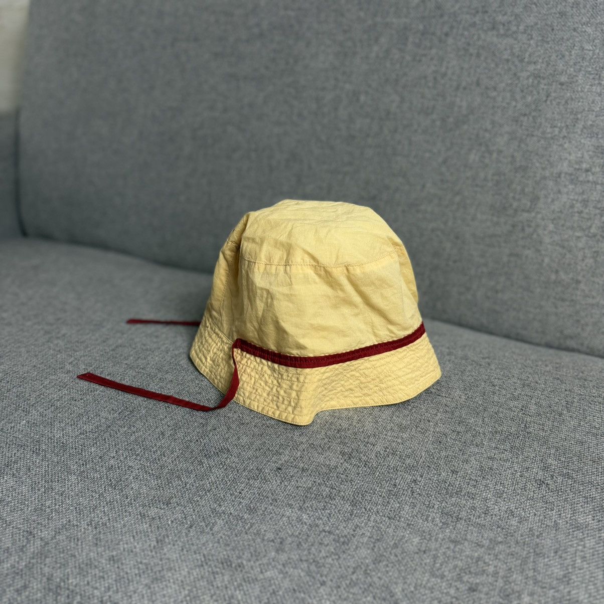Prada Vintage Prada Red Stripe Bucket Hat Size ONE SIZE - 1 Thumbnail