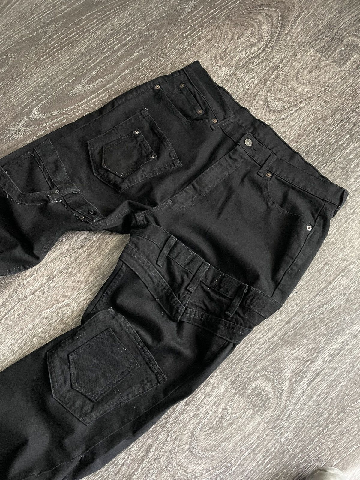 Other Black on Black Multi Pocket Denim Size US 32 / EU 48 - 4 Thumbnail