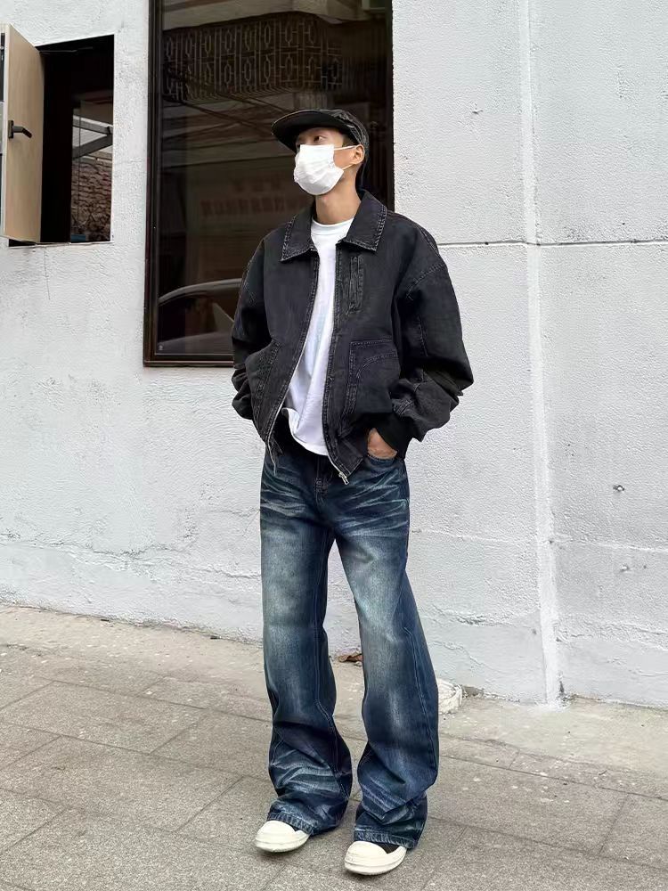 Designer × Jean × Vintage Vintage wash Y2K micro flare baggy jeans Size US 34 / EU 50 - 5 Thumbnail