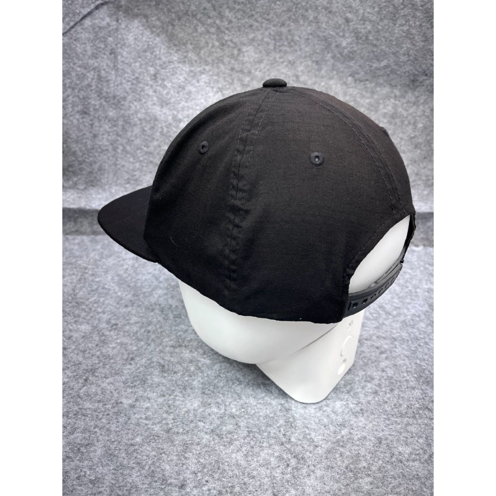 RVCA RVCA Hat Cap Snap Back Adult One Size Black Cotton Twill Embroidered 90s Beach Skate Mens Cap Size ONE SIZE - 5 Thumbnail