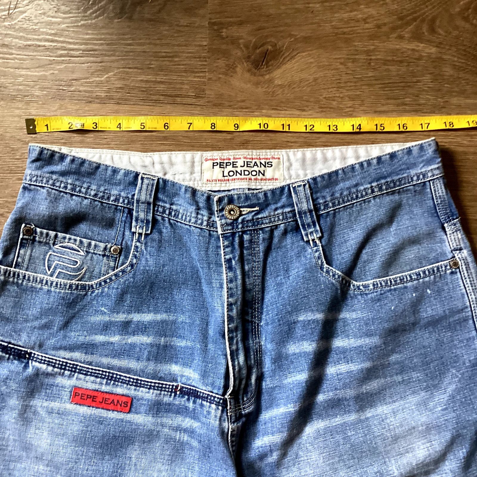 Pepe Jeans Y2k Pepe Jorts Size 27" / US 4 / IT 40 - 2 Thumbnail