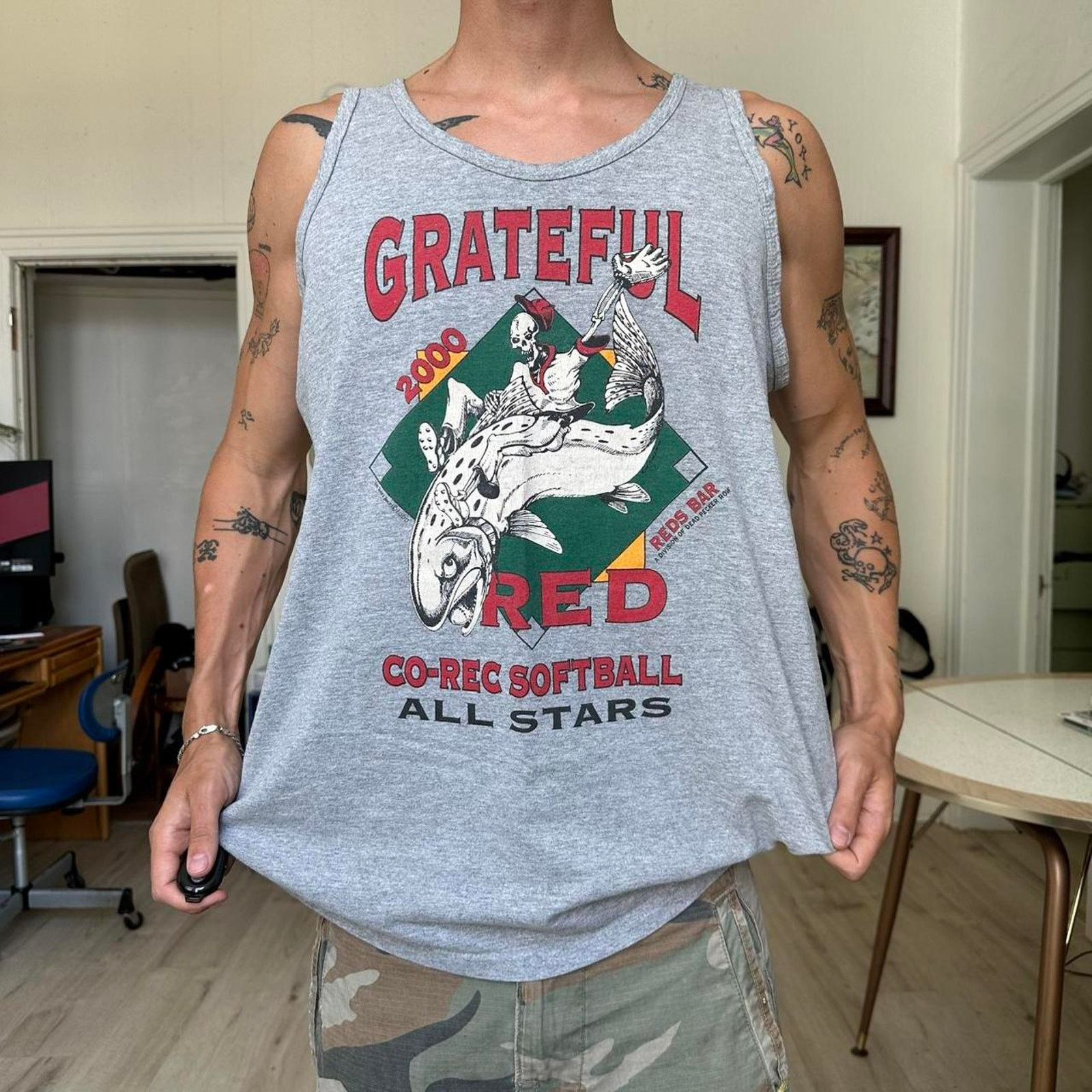 Epic Vintage 00s Grateful Dead Skeleton Co Ed Tank top Shirt