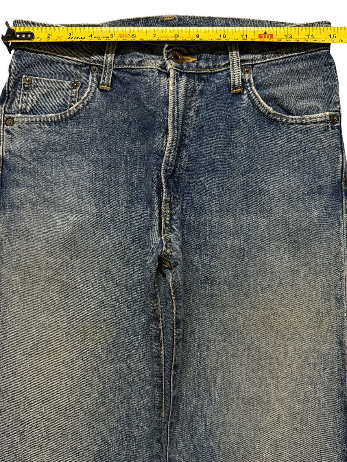 Edwin Vintage 90s Edwin 505xx Selvedge Blue Faded Regular Straight Size US 30 / EU 46 - 10 Thumbnail