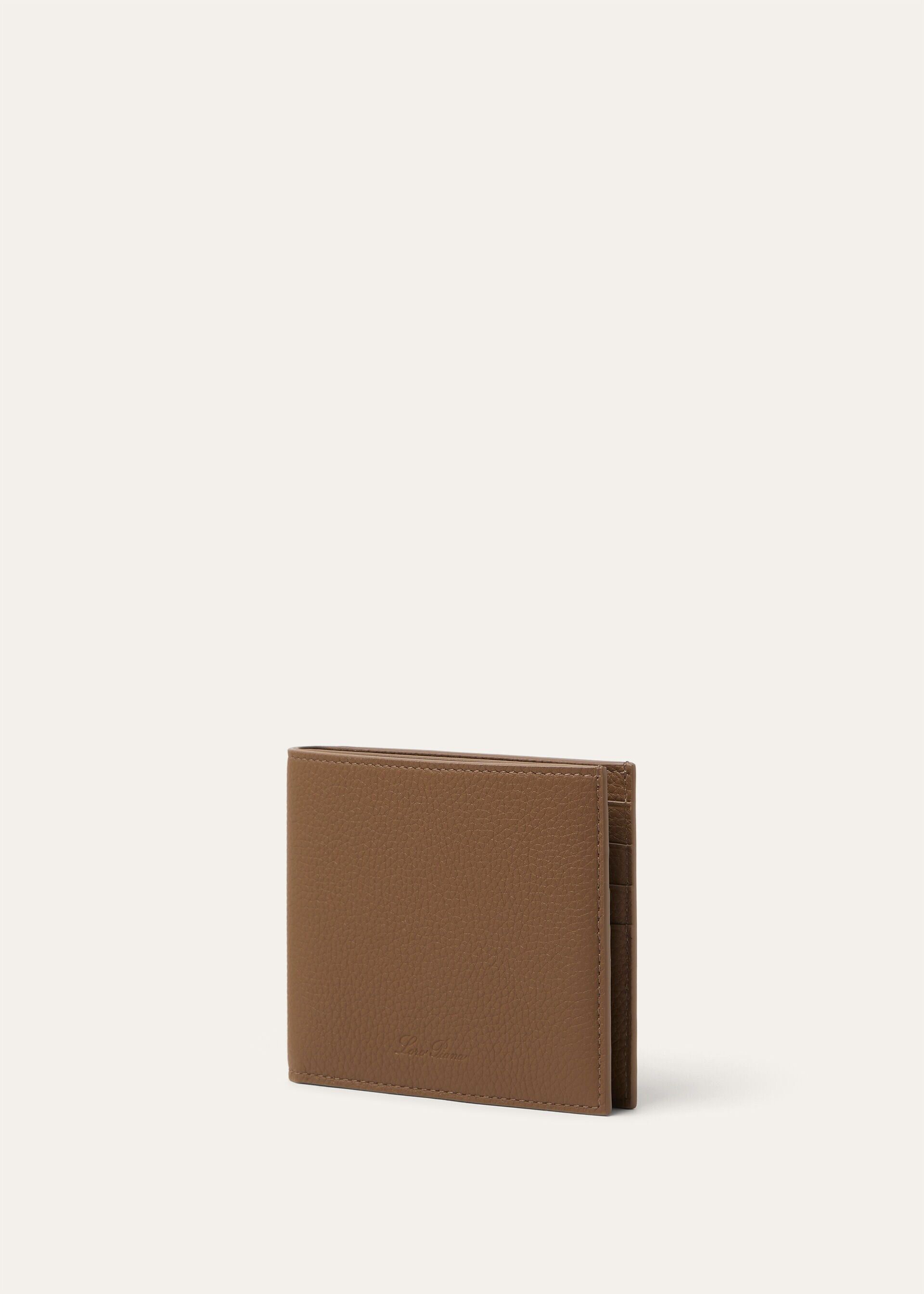 Loro Piana os11x0426 FAO3070 Size: OS / Extra Compact Wallet in Pecan Size ONE SIZE - 3 Thumbnail