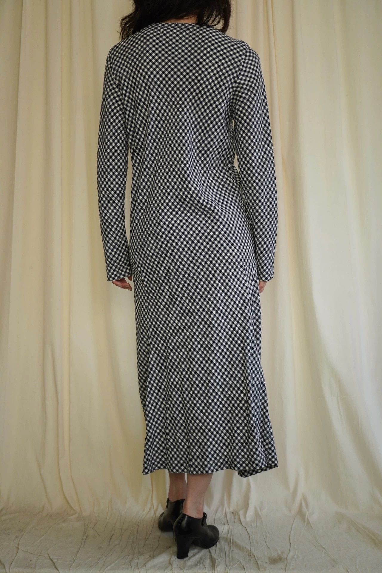 Comme des Garcons COMME des GARCONS 1998 Women's Blue Checkered Side Hook Dress M Size M / US 6-8 / IT 42-44 - 6 Thumbnail
