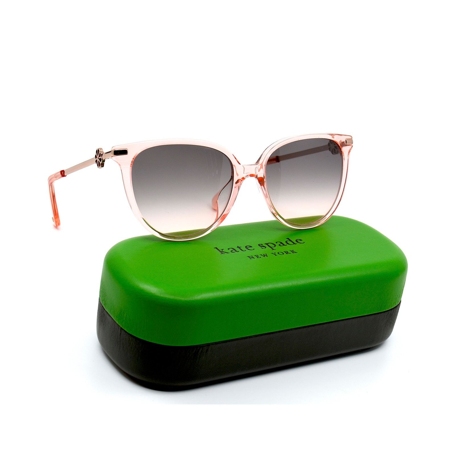 Kate Spade KATE SPADE KRISTINA/S 35J PINK TRANSPARENT GREY SUNGLASSES Size ONE SIZE - 10 Thumbnail
