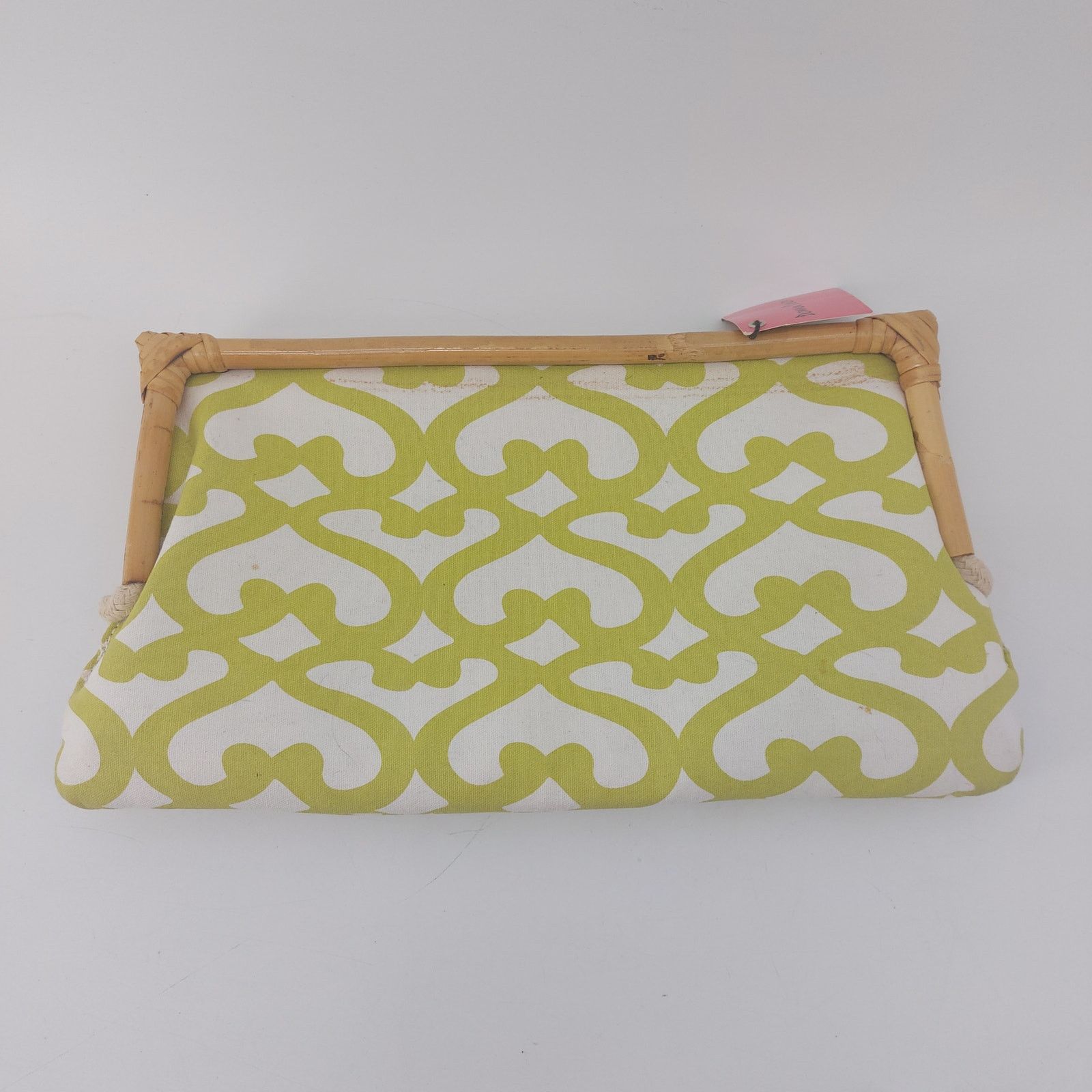Other Donna Dixon Lime Green Clutch Bamboo Magnetic Bag Size ONE SIZE - 2 Thumbnail