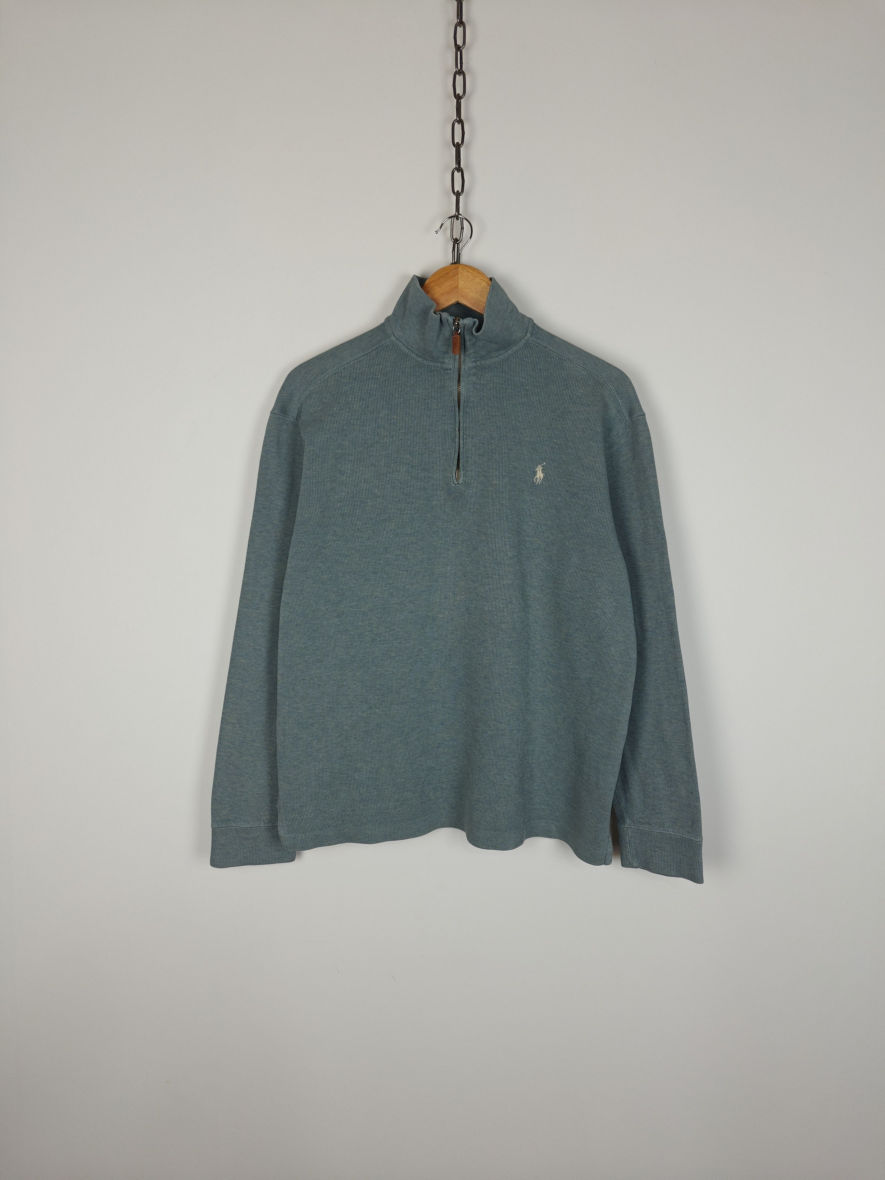 Polo Ralph Lauren Polo Ralph Lauren Sweatshirt 1/4 Zip Pullover Vintage M Size US M / EU 48-50 / 2 - 1 Thumbnail
