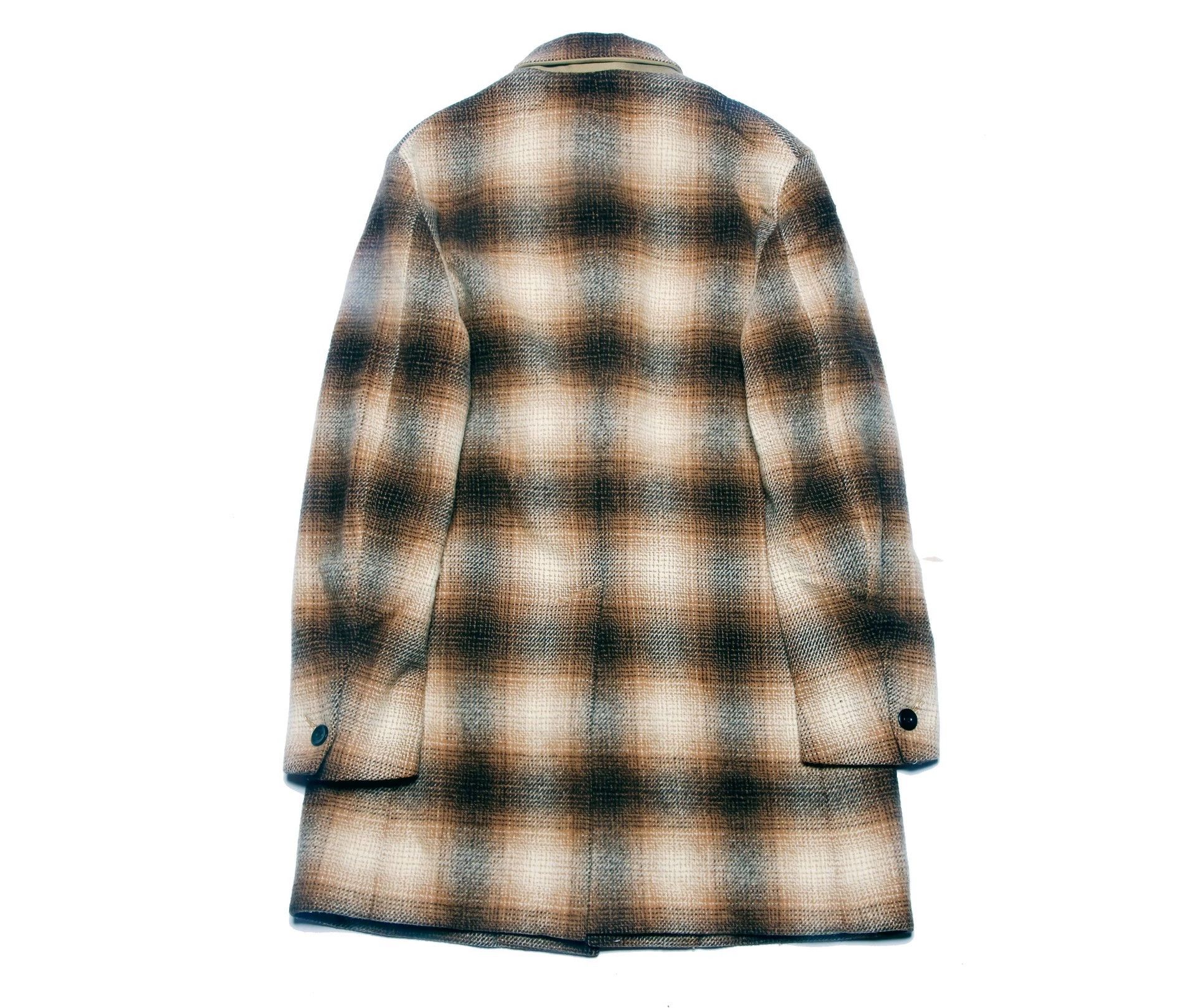 Number (N)ine Number (n)ine 14FW Plaid Flannel Overcoat 3 Music Note Size US L / EU 52-54 / 3 - 2 Thumbnail