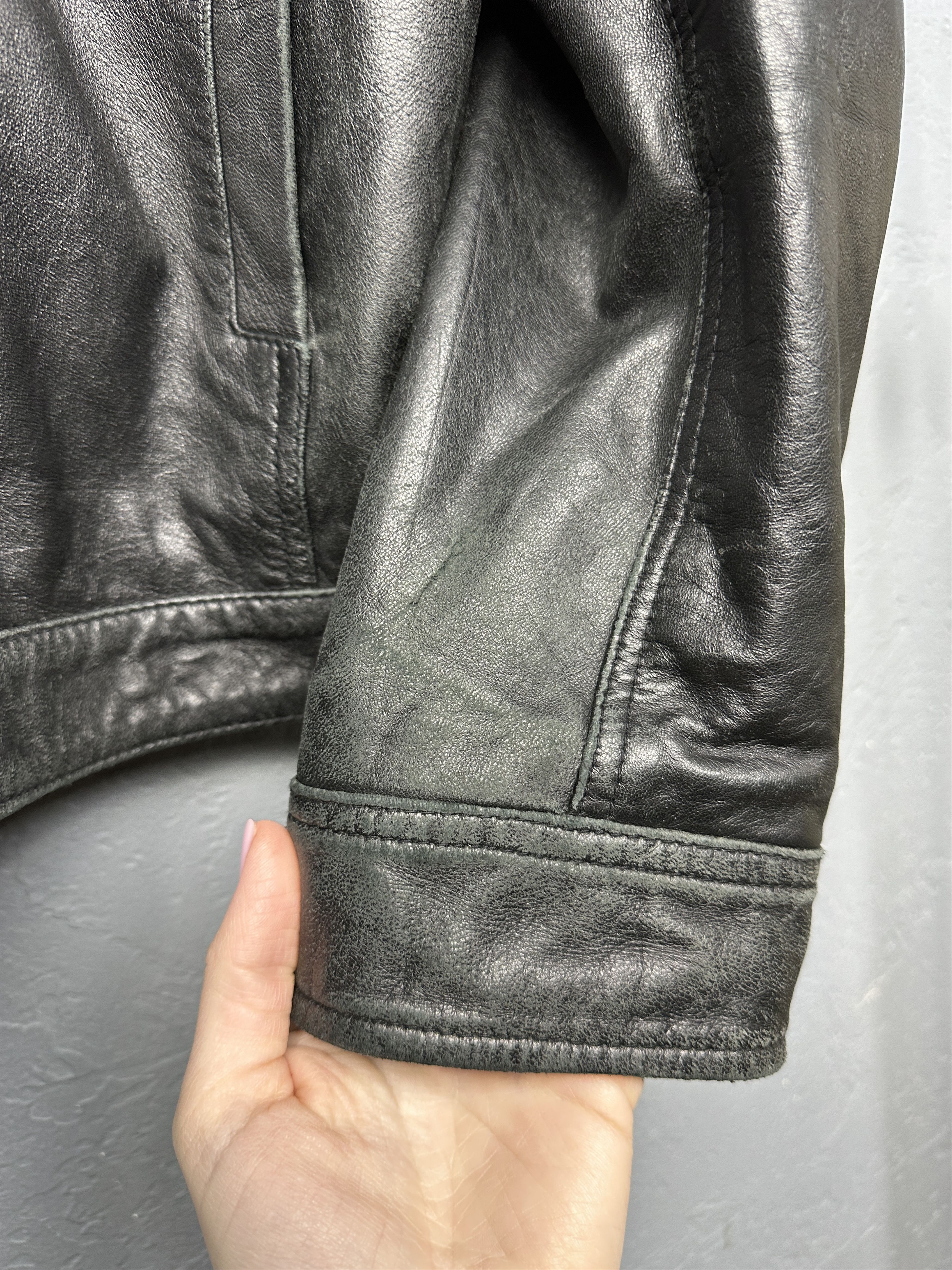Diesel Diesel Mens Leather Jacket Size US XXL / EU 58 / 5 - 6 Thumbnail