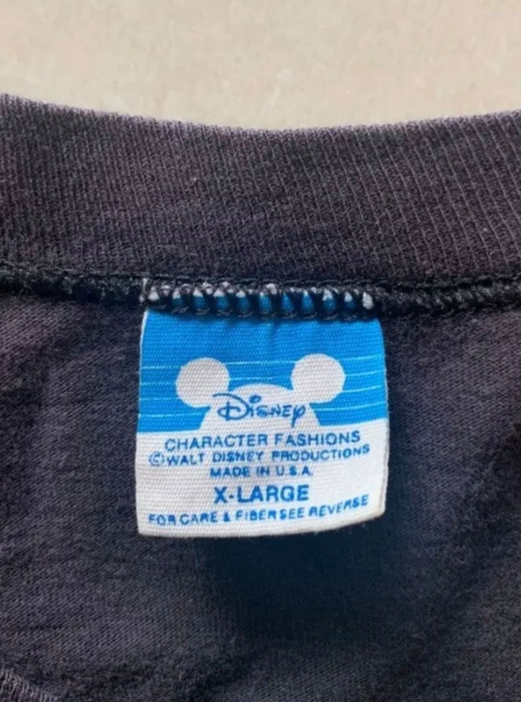 Mickey Mouse 🔥Vintage 80's Rare Mickey Mouse Blue Bar Tag Size US XL / EU 56 / 4 - 3 Thumbnail