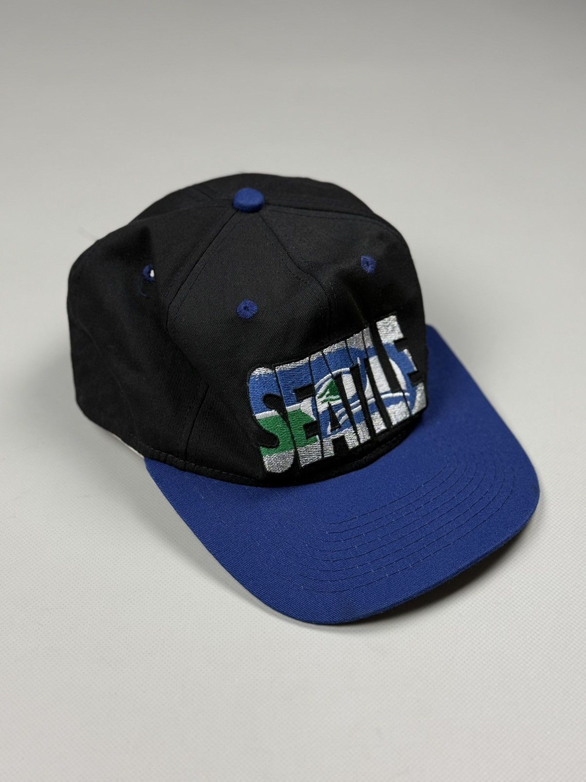 NFL Vintage Seattle Seahawks NFL Cap Hat One Size Size ONE SIZE - 2 Thumbnail