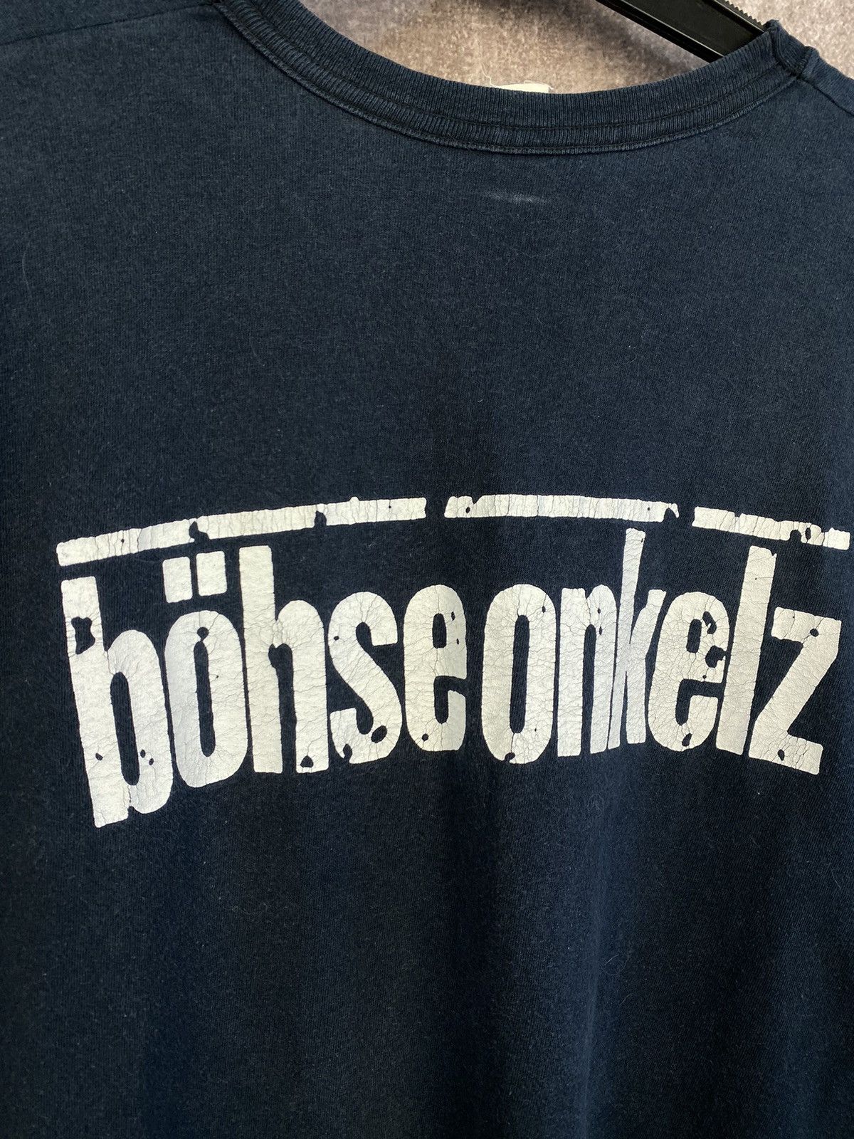 Band Tees Tshirt Vintage Bohse Onkelz Band Tee 90s Rock Metal Size US XL / EU 56 / 4 - 4 Thumbnail