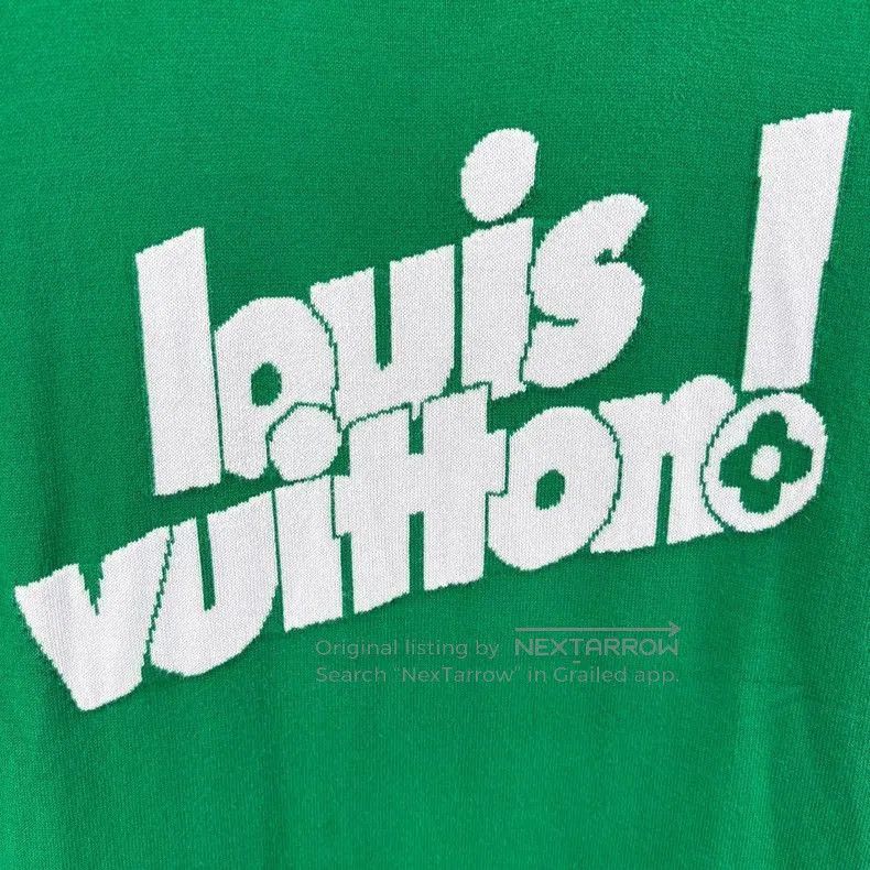 Louis Vuitton Louis Vuitton Green Logo Knit Short Sleeve. Size US M / EU 48-50 / 2 - 4 Thumbnail