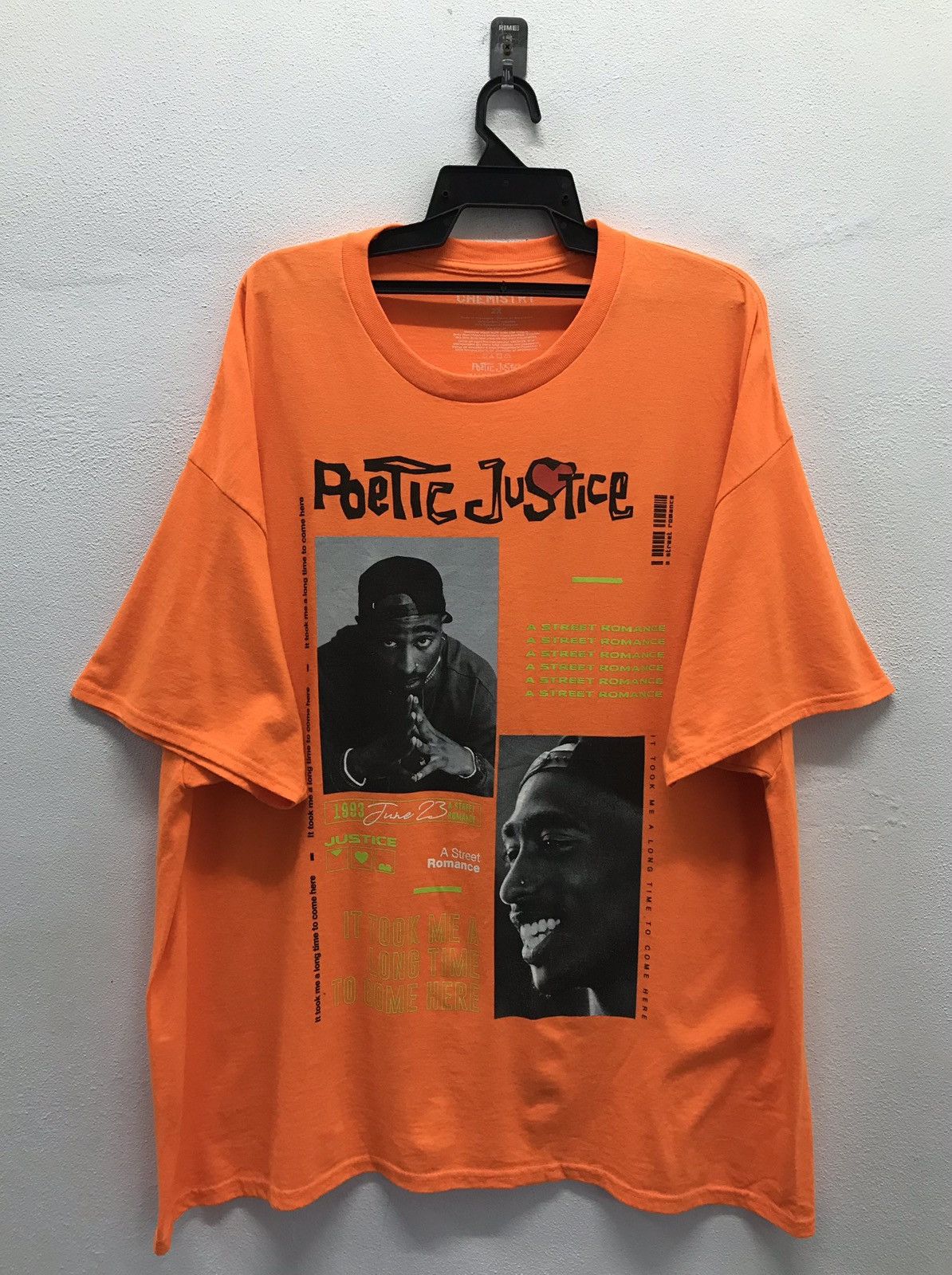 Band Tees × Vintage Vintage Poetic Justice A Street Romance Shirt Size US XXL / EU 58 / 5 - 1 Thumbnail