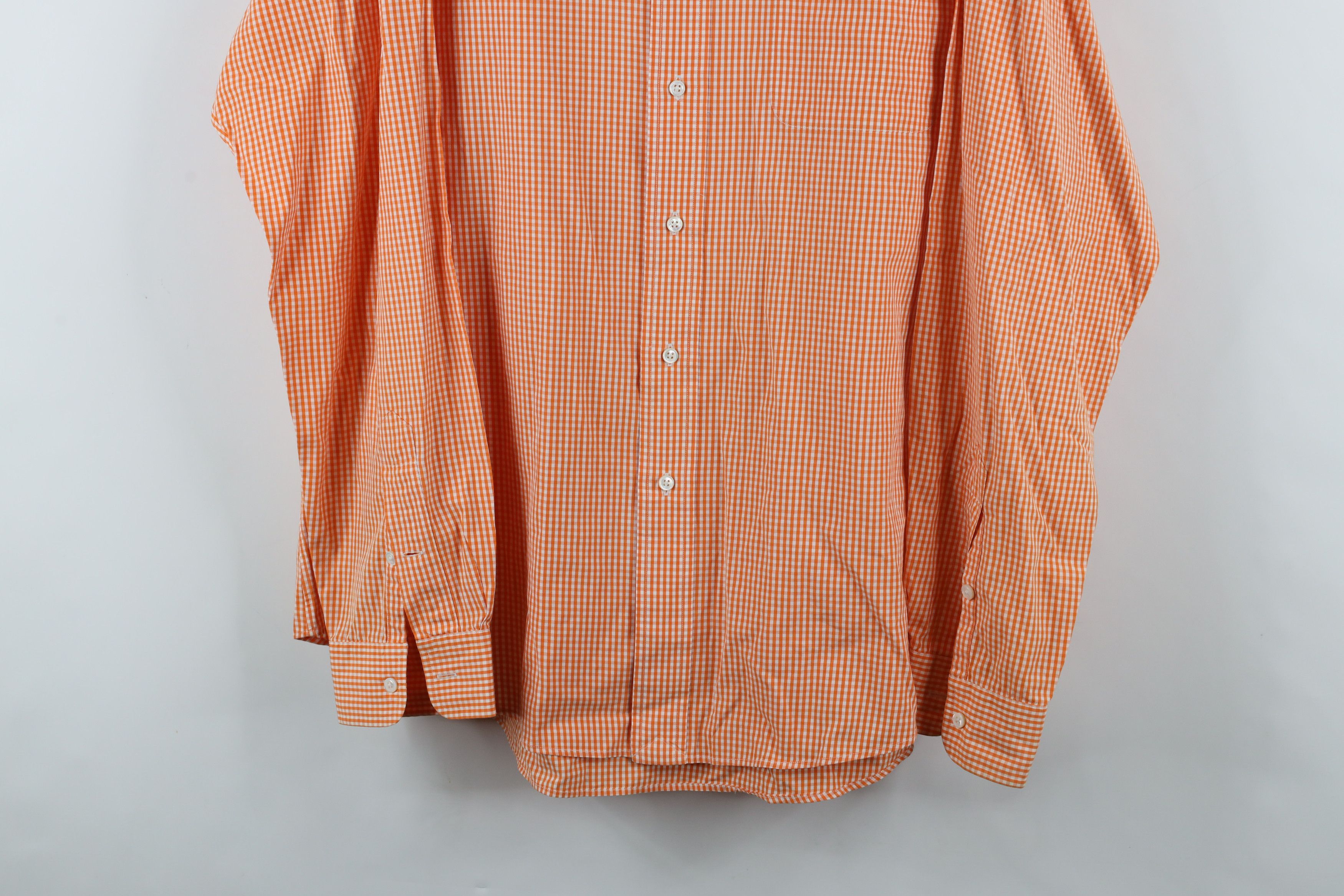 Ralph Lauren × Vintage Vintage 90s Ralph Lauren Cotton Gingham Plaid Button Shirt Size US XL / EU 56 / 4 - 3 Thumbnail