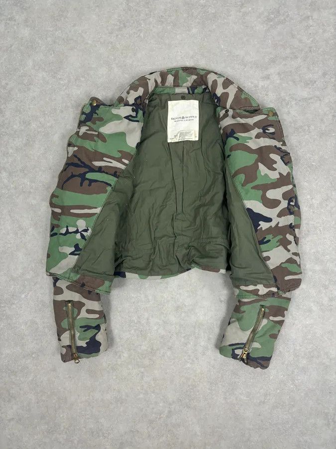 Polo Ralph Lauren Ralph Lauren Military Camo Perfecto Biker Jacket Size M / US 6-8 / IT 42-44 - 7 Thumbnail