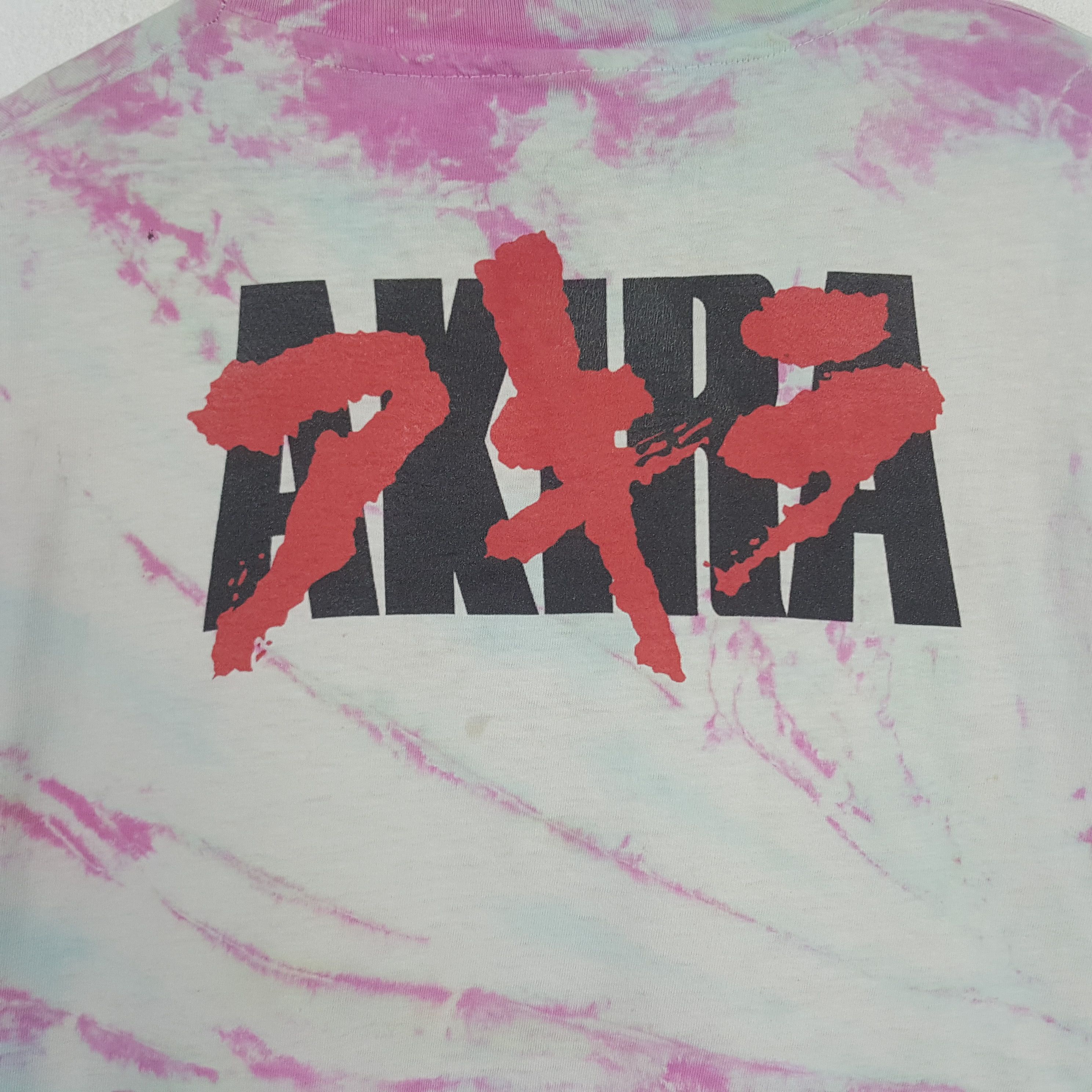 Hanes × Japanese Brand × Vintage Vintage Akira Japanese Anime Acid Wash T-shirt Size US XL / EU 56 / 4 - 2 Thumbnail