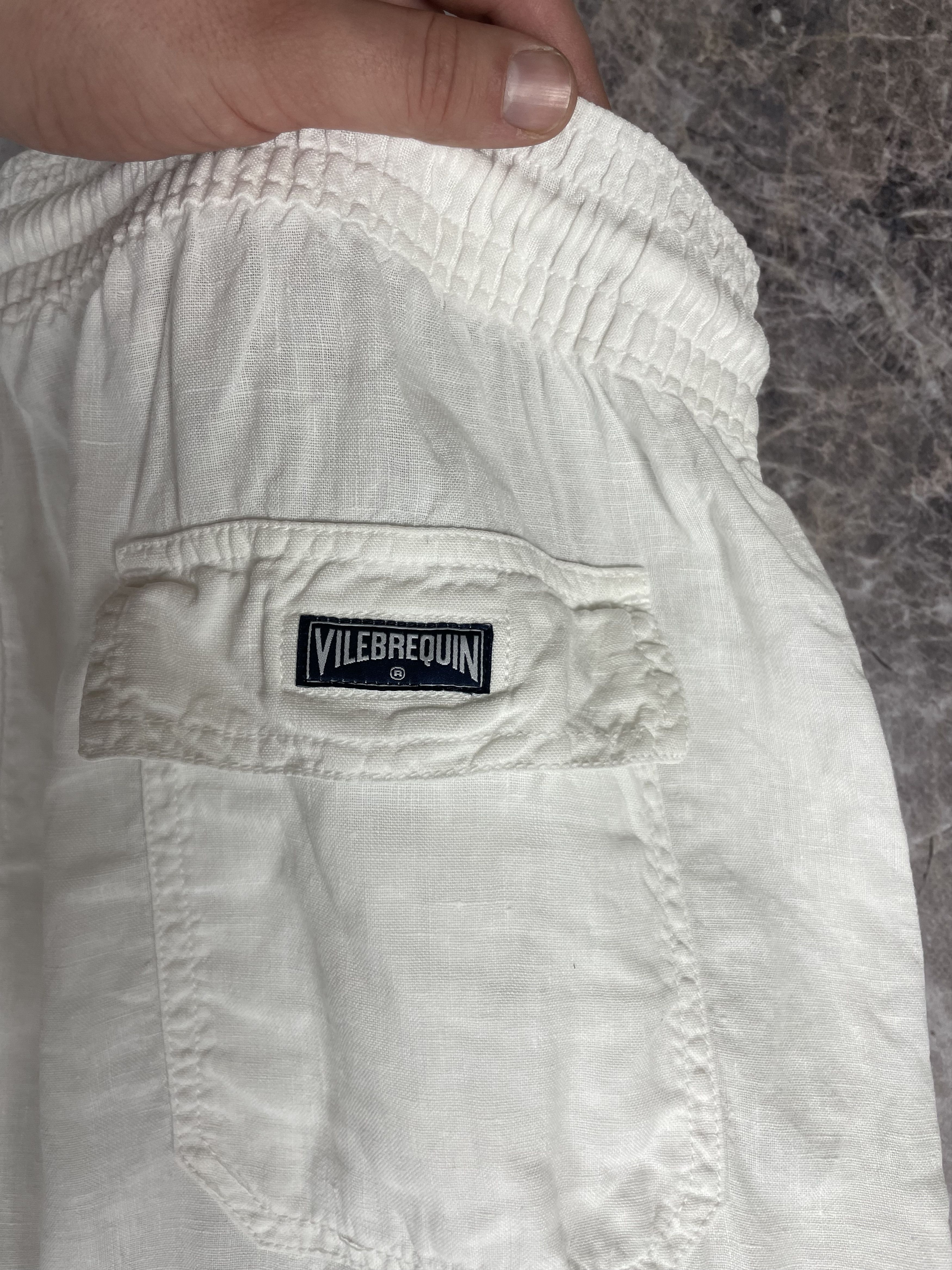 Vilebrequin Vilebrequin Linen relaxed cargo Pants Solid Men Size US 38 / EU 54 - 7 Thumbnail