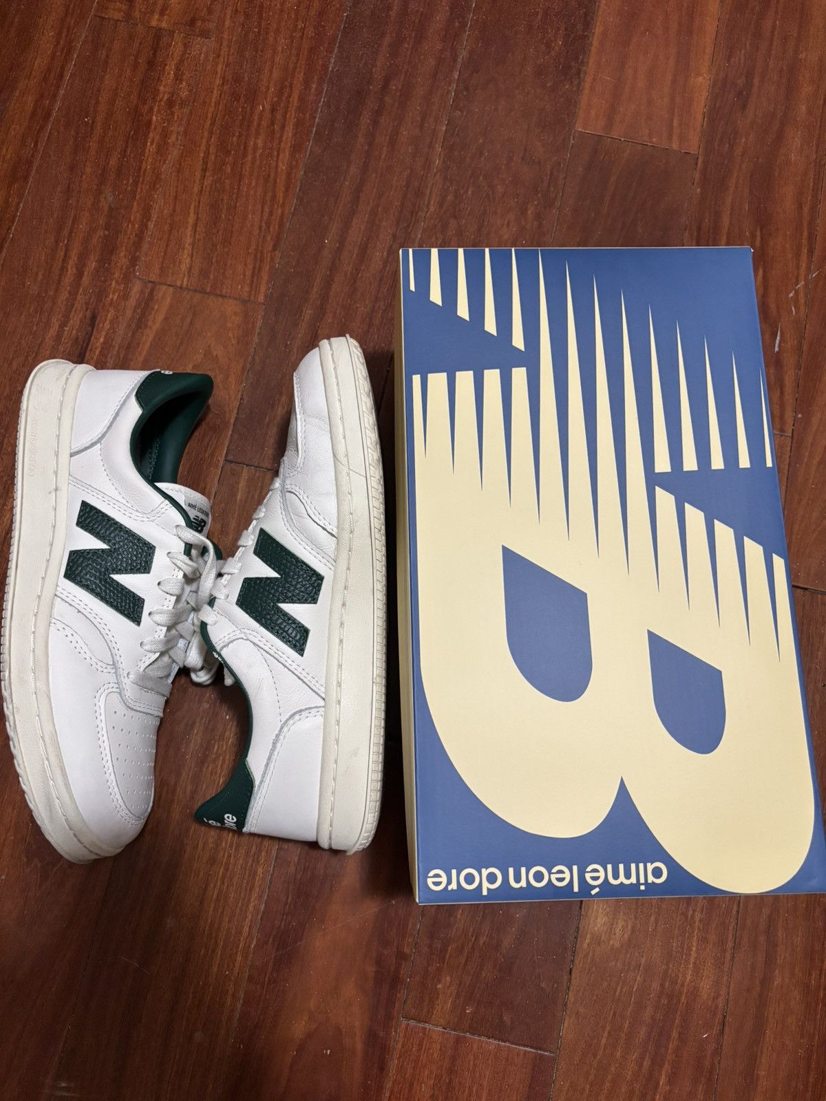 Aime Leon Dore × New Balance Aime Leon Dore x New Balance T500 White Green Size US 8.5 / EU 41-42 - 2 Thumbnail