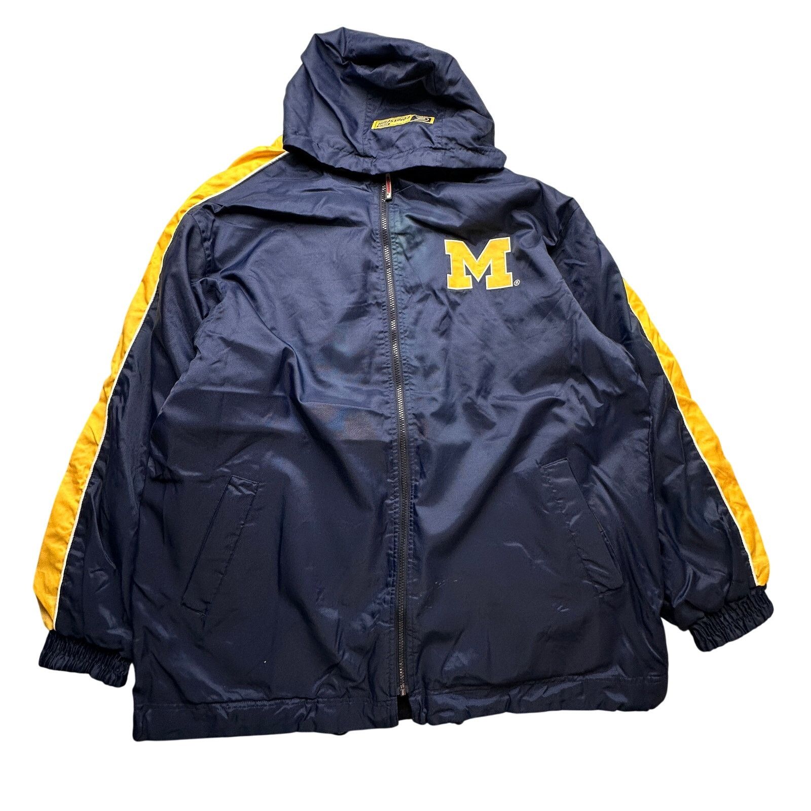 Colosseum Athletics VTG Colosseum Michigan Wolverines Reversible Jacket Mens XL Size US XL / EU 56 / 4 - 4 Thumbnail