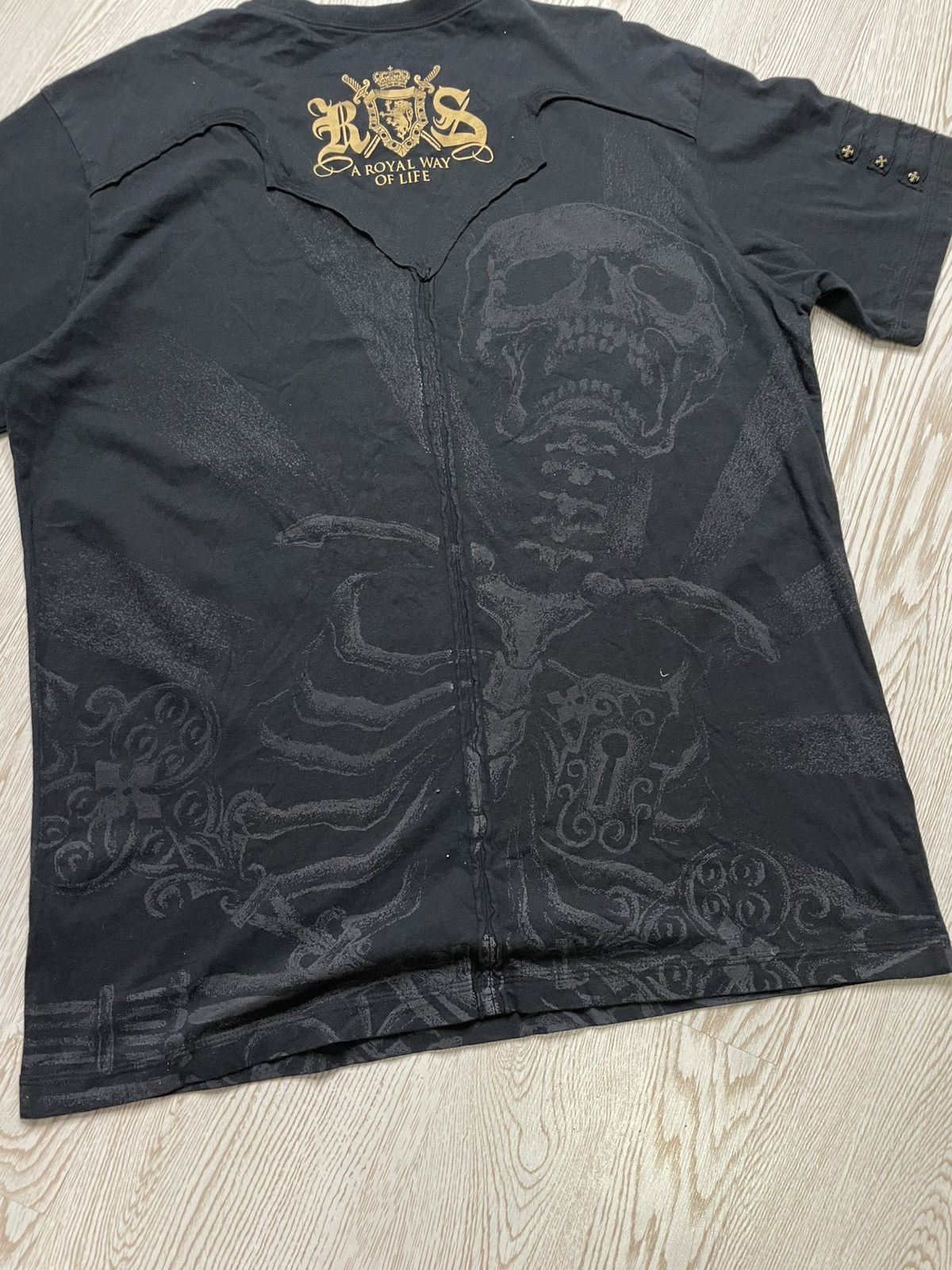 Japanese Brand Rebel Spirit Avant Garde tshirt size 3Xl Size US XXL / EU 58 / 5 - 13 Thumbnail