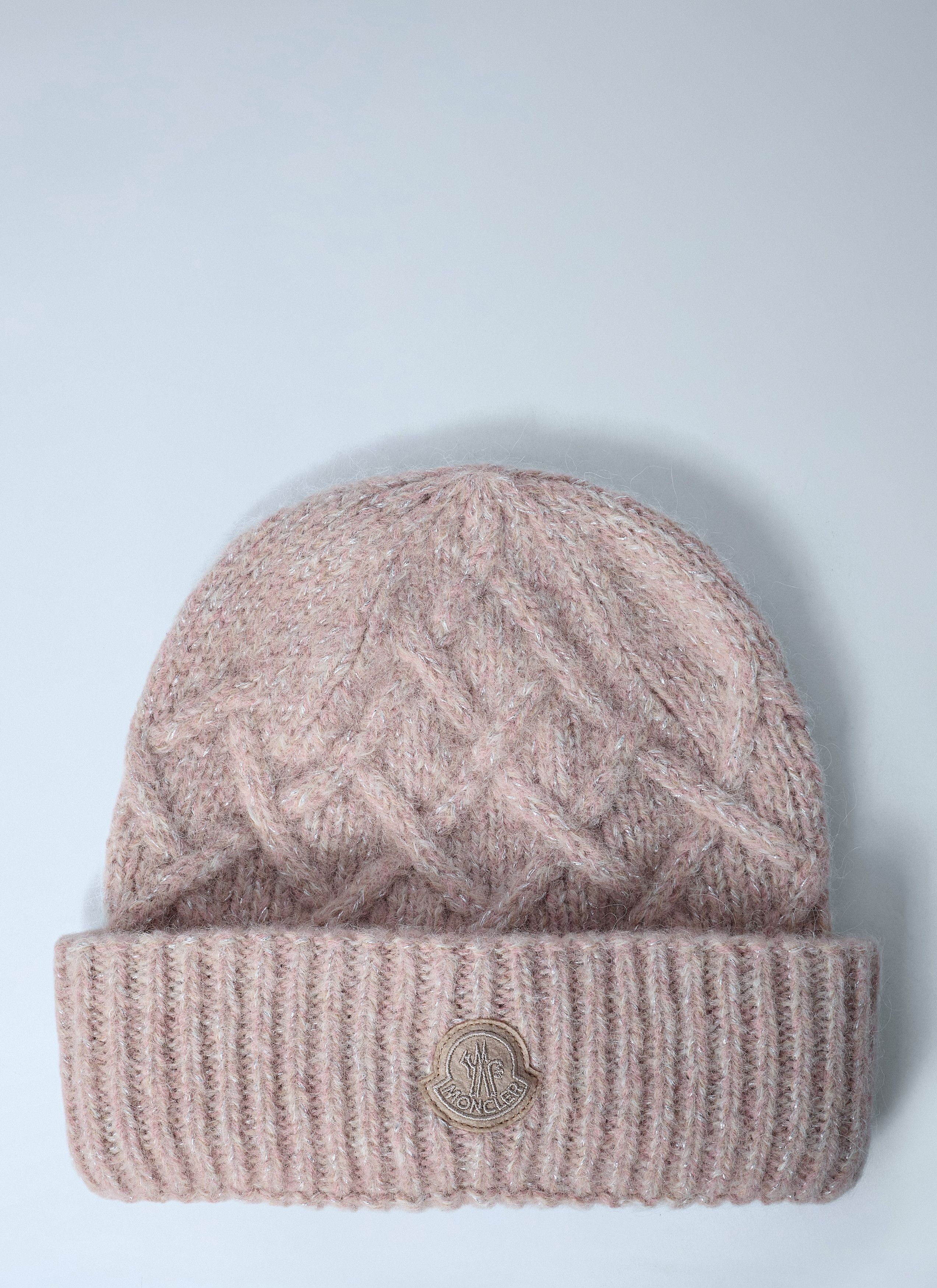 Moncler Logo Motif Beanie Hat Size ONE SIZE - 1 Thumbnail