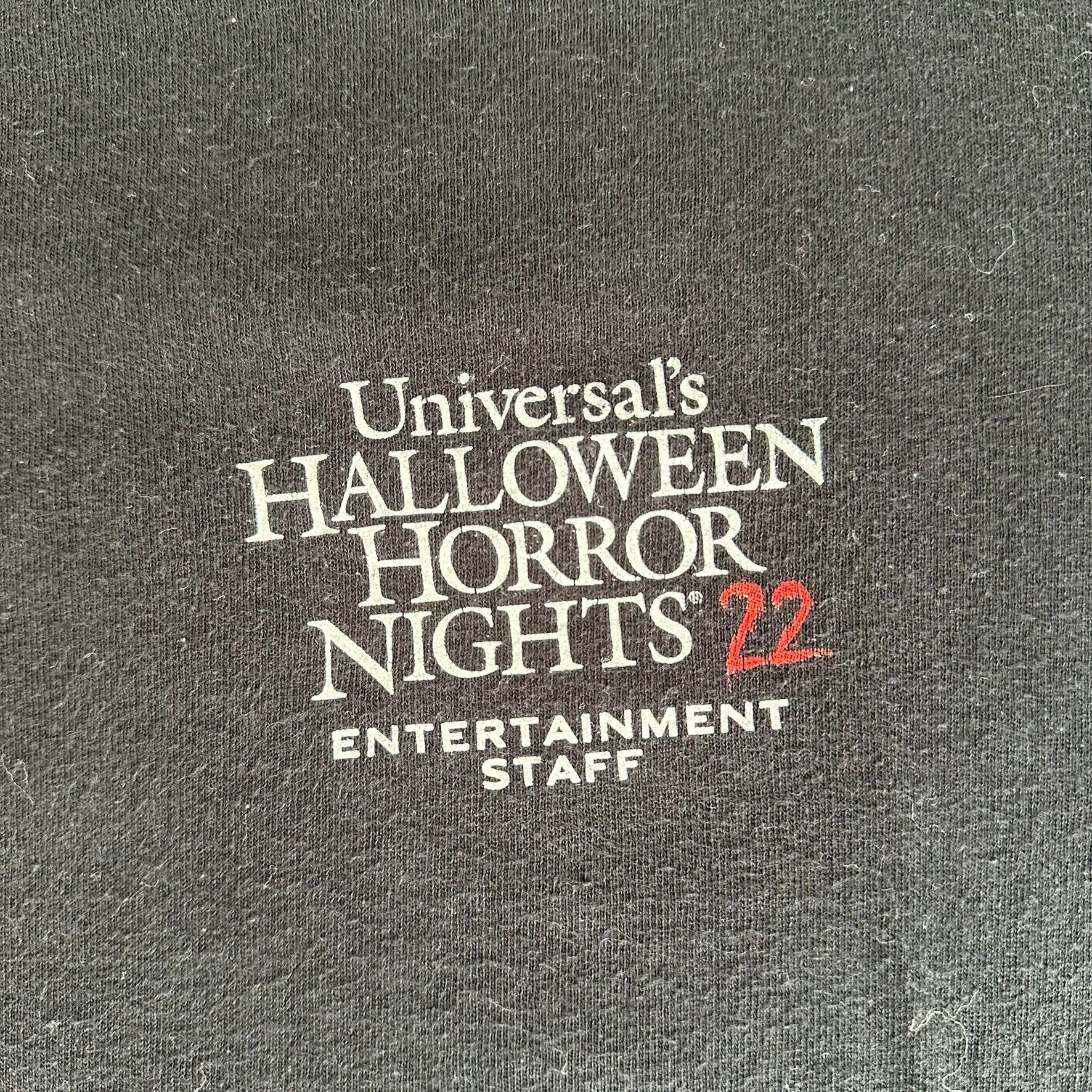 Anvil Vintage Y2K Universal Halloween Horror Nights Staff T-Shirt Size US L / EU 52-54 / 3 - 5 Thumbnail