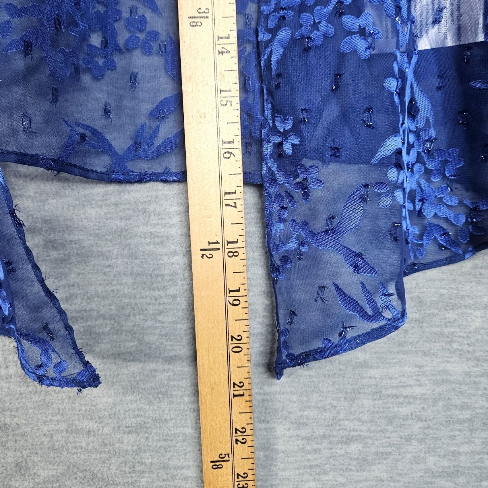 Alex Evenings Alex evenings Women's Open Front Lace Cardigan Cover Up Top Size 10 NEW Size L / US 10 / IT 46 - 4 Thumbnail