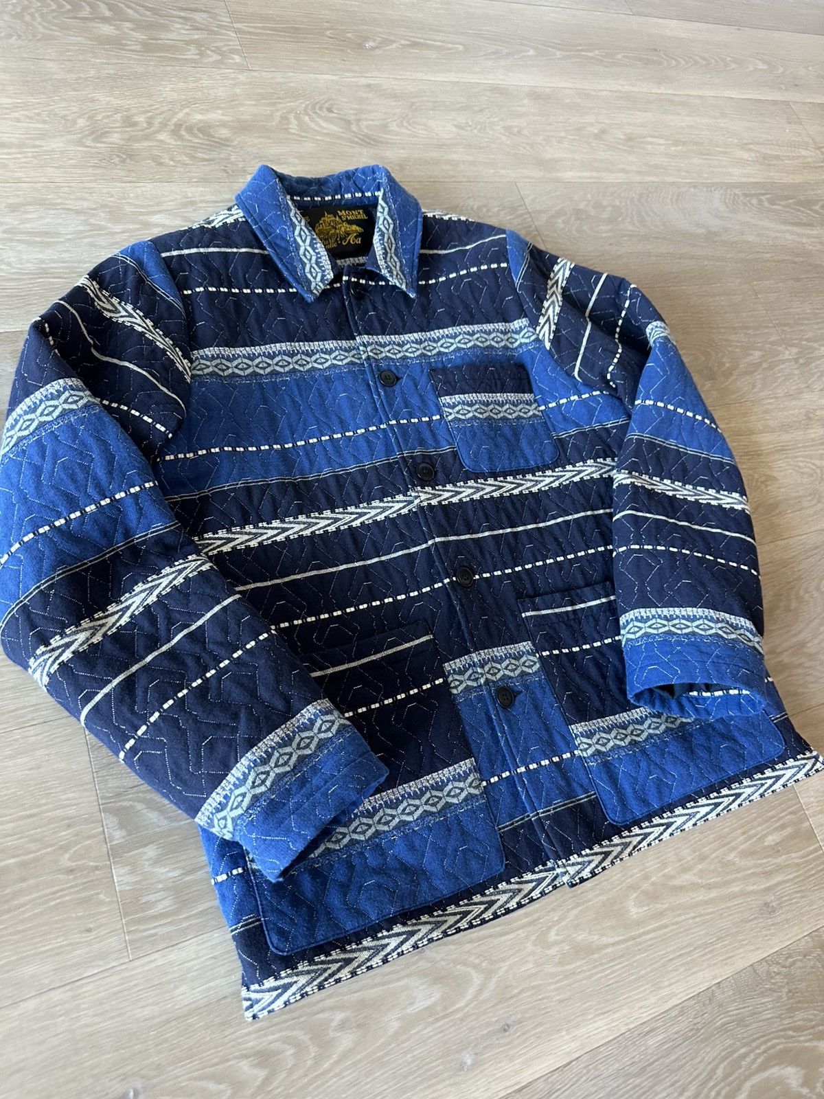 Le Mont Saint Michel Le Mont St Michel patchwork work jacket Size US M / EU 48-50 / 2 - 2 Thumbnail