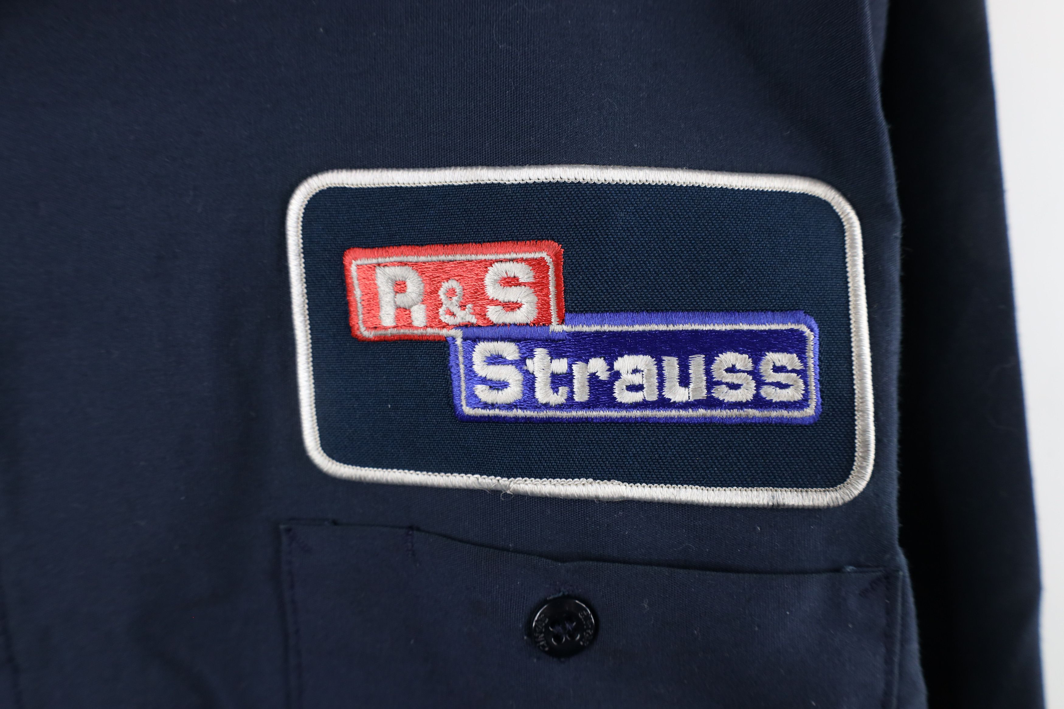 Vintage Vintage 90s Streetwear Workwear Mechanic Button Shirt USA Size US XL / EU 56 / 4 - 5 Thumbnail