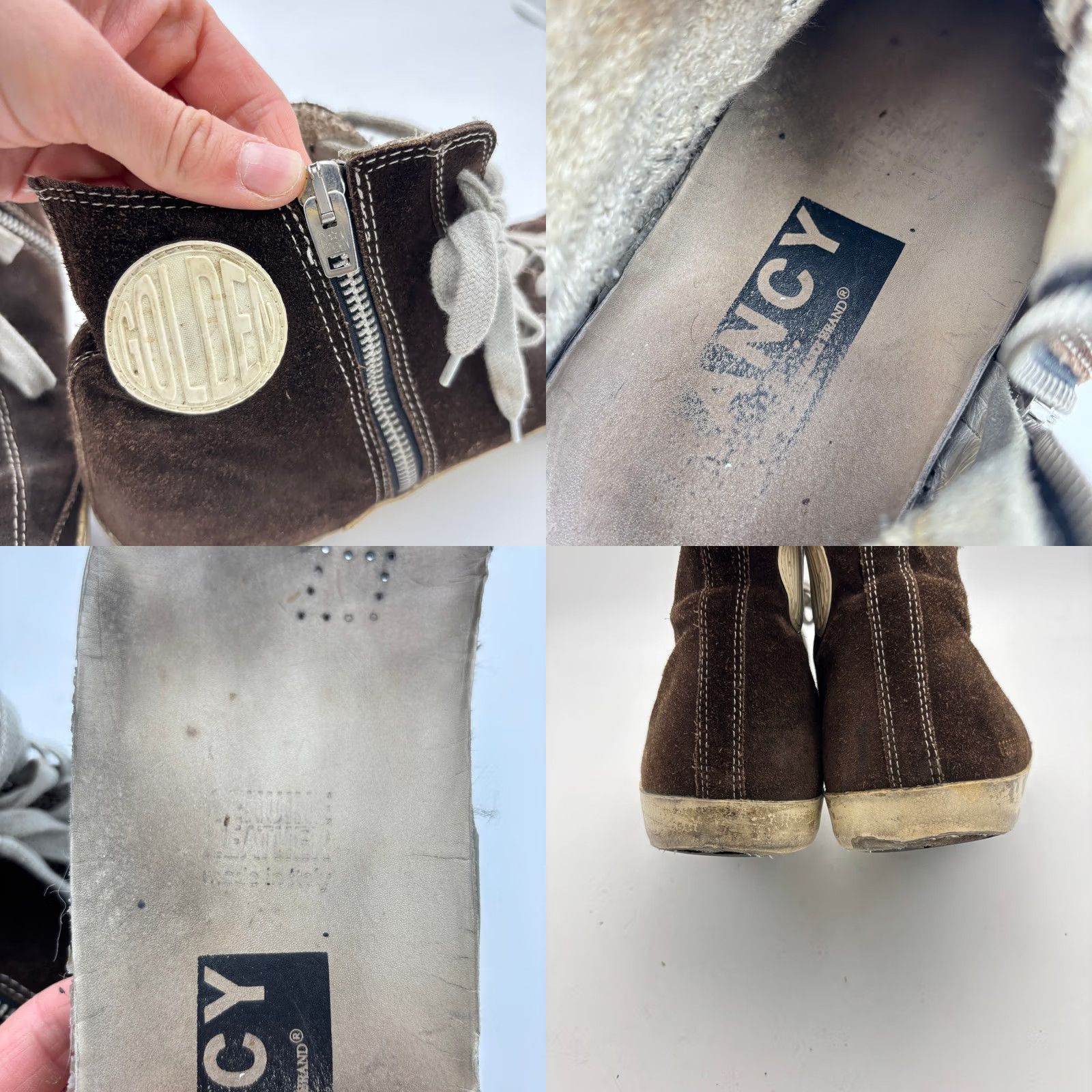 Golden Goose Golden Goose Francy Hi Top Skate Suede Sneakers Shoes Men 44 US 11 Brown Mens 11 US 44 Vintage? Size US L / EU 52-54 / 3 - 8 Thumbnail