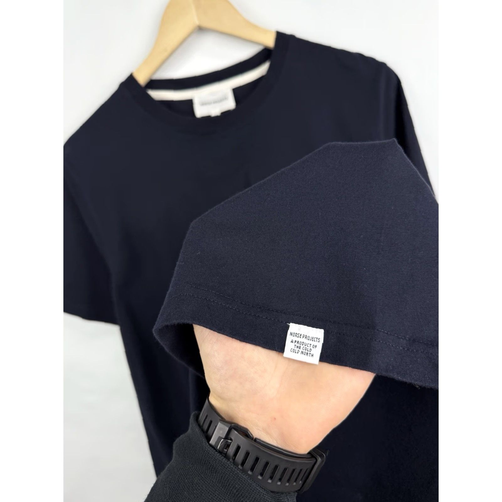 Norse Projects Norse Projects Niels Standard SS T-Shirt Dark Blue L Men Size US L / EU 52-54 / 3 - 5 Thumbnail