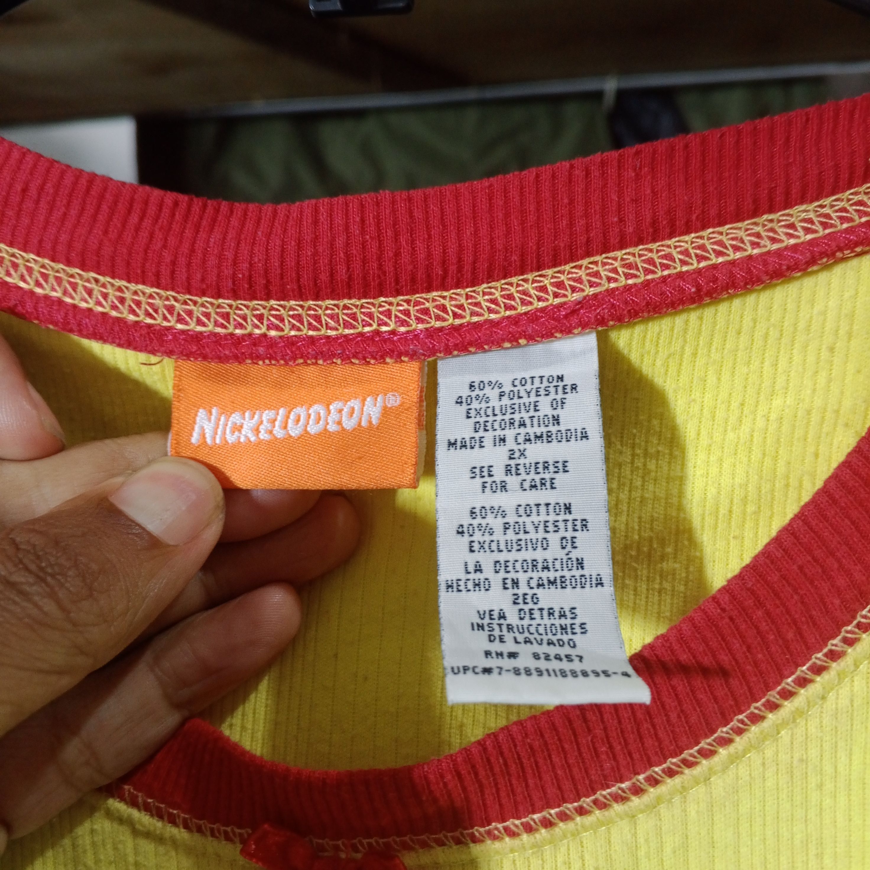 Nickelodeon Vintage Spongebob Nickelodeon Yellow Tees Size US XL / EU 56 / 4 - 5 Thumbnail