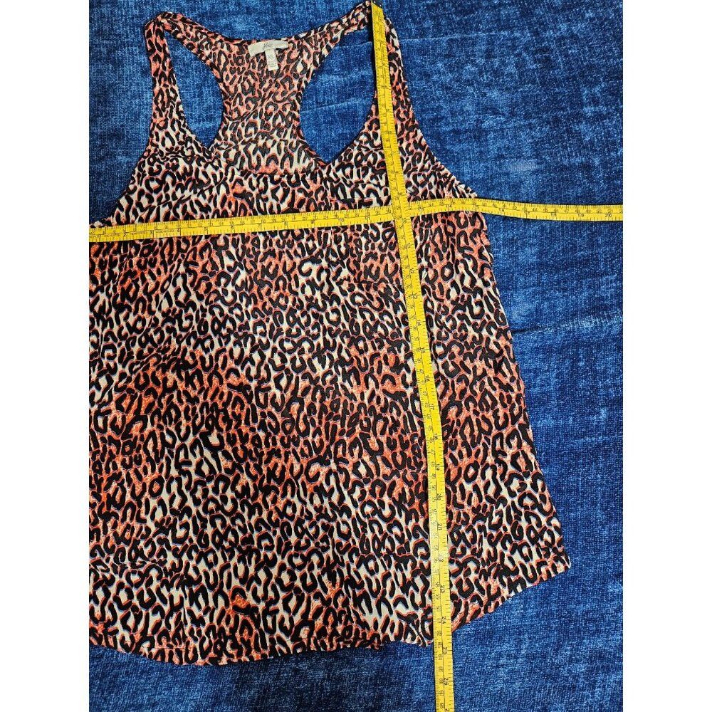 Joie Joie Silk Peach Leopard Racerback Tank XS Size XS / US 0-2 / IT 36-38 - 5 Thumbnail