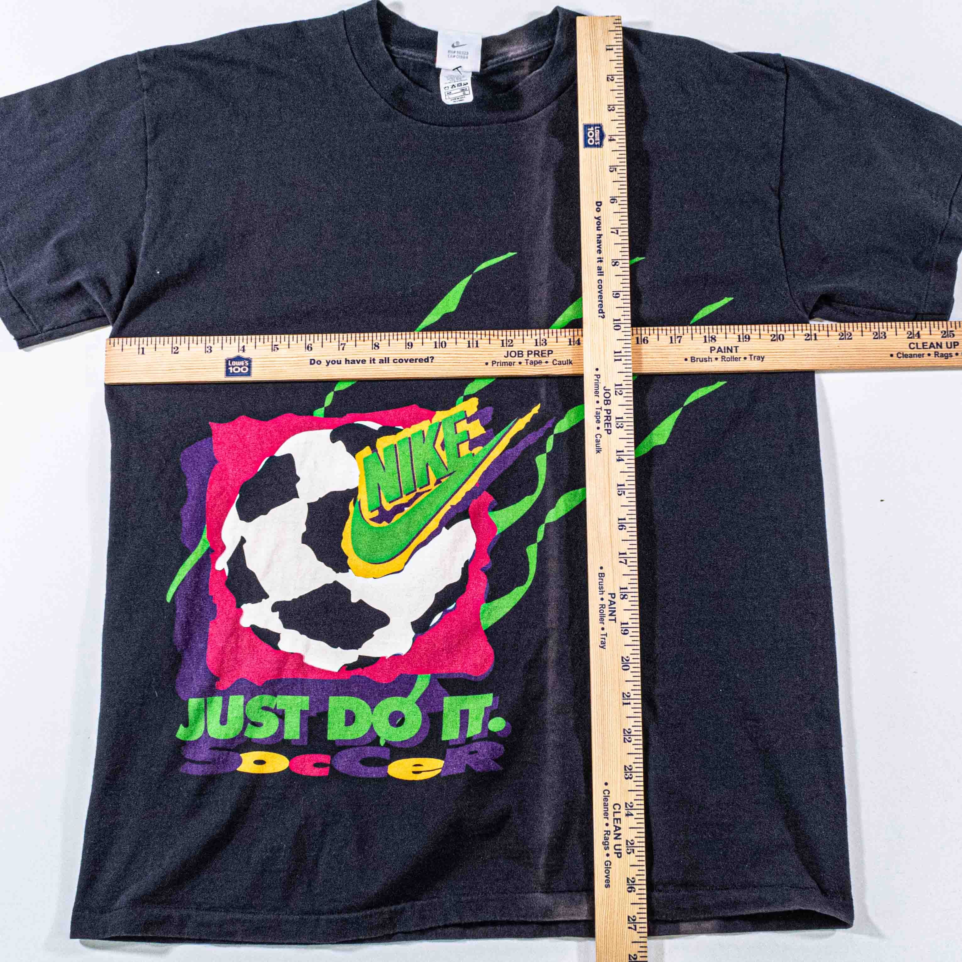 Nike Vintage Nike Soccer Just Do It AOP T-Shirt 90s World Cup Size US L / EU 52-54 / 3 - 3 Thumbnail