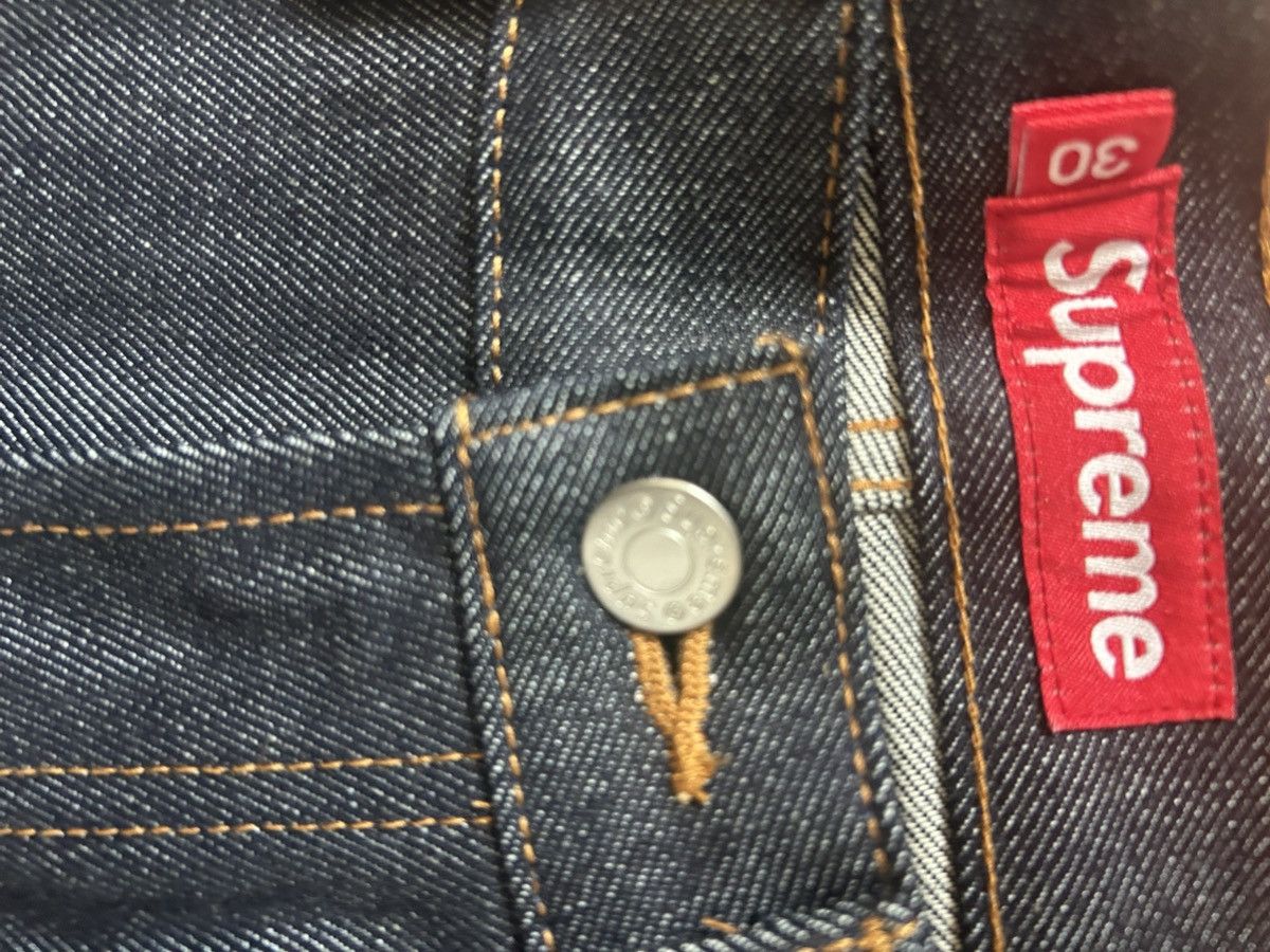 Supreme Baggy Selvedge denim Supreme Jeans Size US 30 / EU 46 - 3 Thumbnail