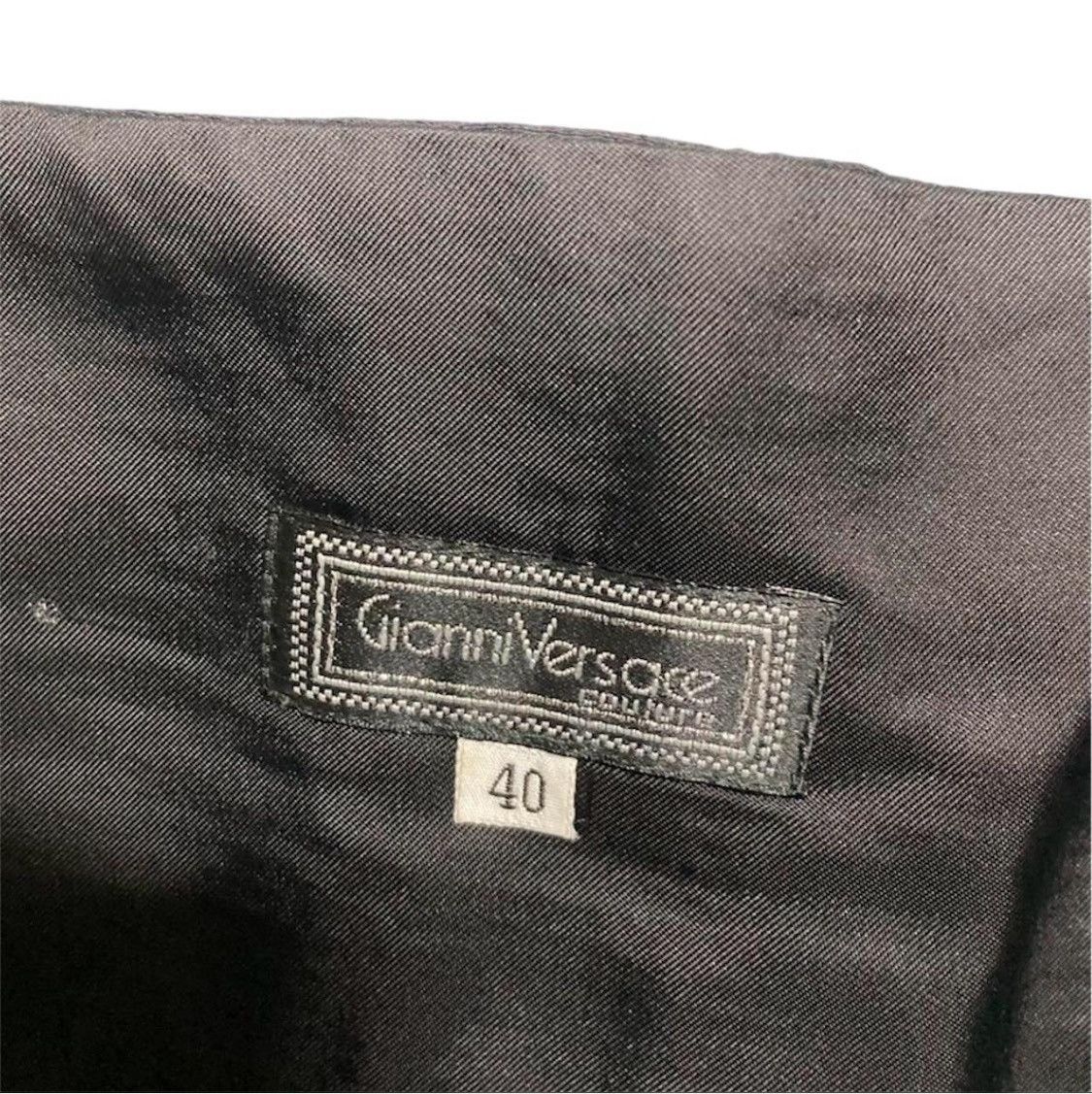 Versace × Vintage Vintage Gianni Versace Black Silk Corset Size S / US 4 / IT 40 - 6 Thumbnail
