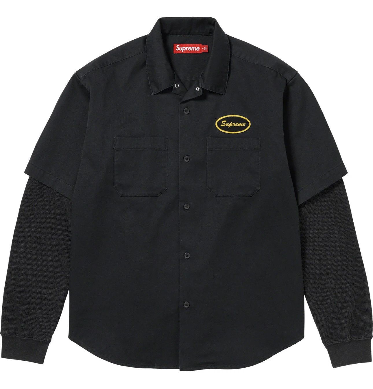 Supreme Thermal Sleeve Work Shirt | Grailed