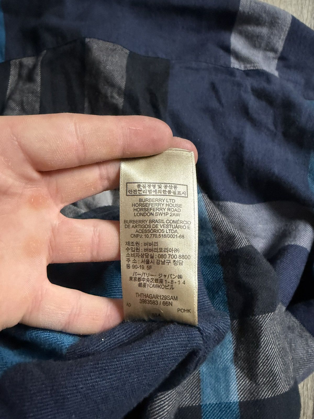 Burberry Burberry checkered shirt Size US L / EU 52-54 / 3 - 7 Thumbnail