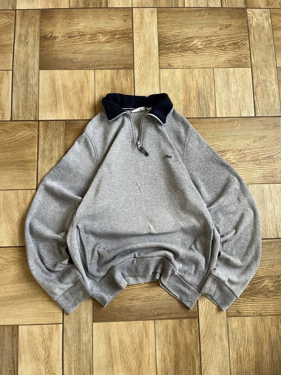 Lacoste 🔥 VINTAGE LACOSTE 1/4 ZIP — REAL ARCHIVE ENERGY, Size US XL / EU 56 / 4 - 1 Thumbnail