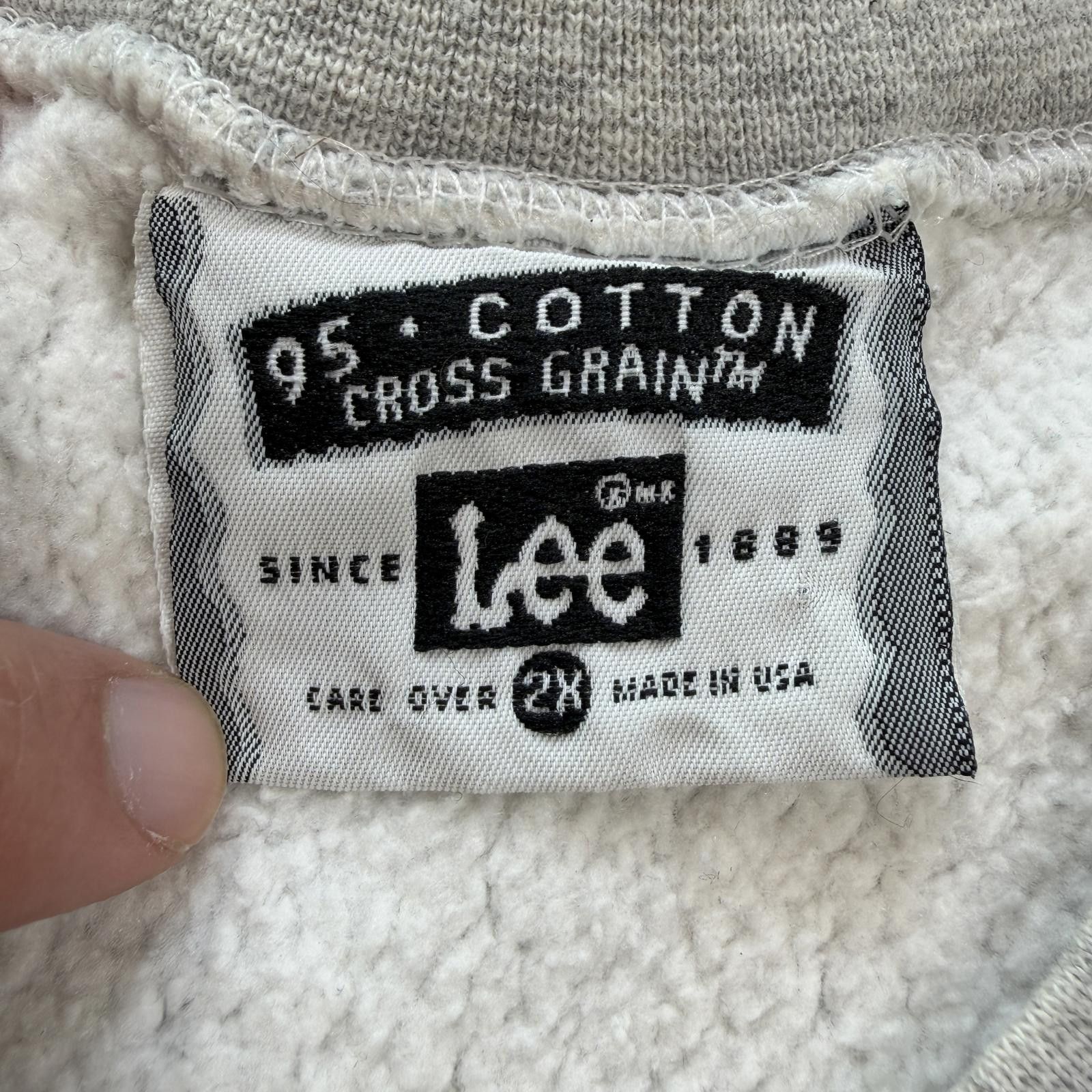 Lee Vintage Lee 90s USMC United States Marine Corps Sweatshirt Size US XXL / EU 58 / 5 - 5 Thumbnail