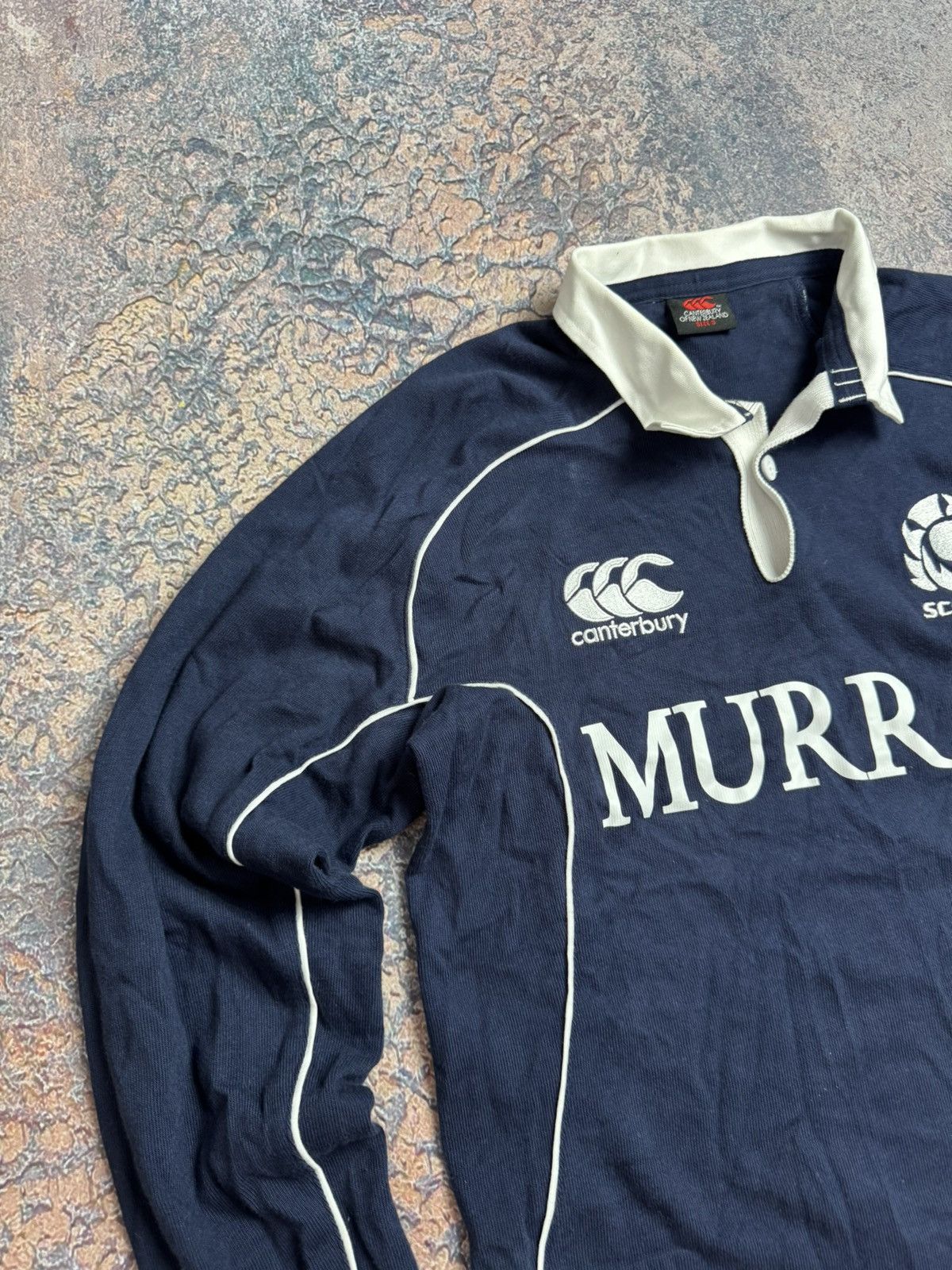 Canterbury of New Zealand Vintage Canterbury Scotland Murray Rugby Long Sleeve Rare Size US S / EU 44-46 / 1 - 4 Thumbnail