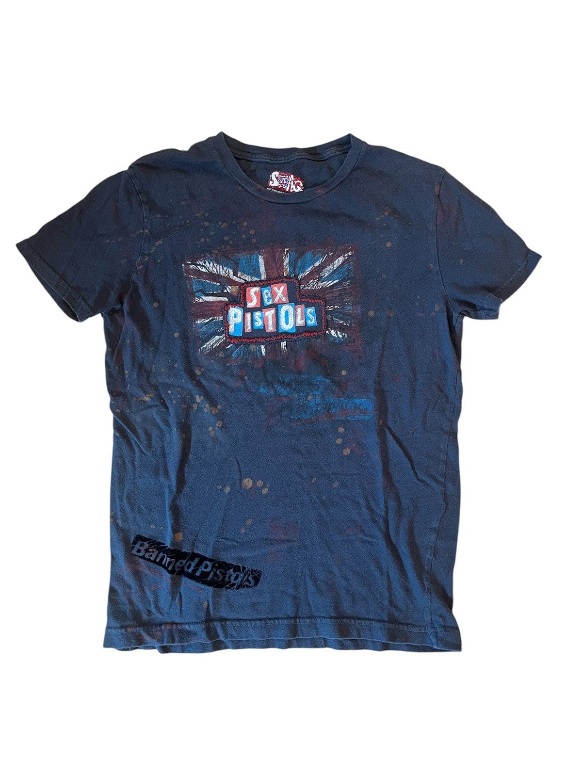 Band Tees Vintage embroidered sex pistols T-shirt Size US M / EU 48-50 / 2 - 1 Thumbnail