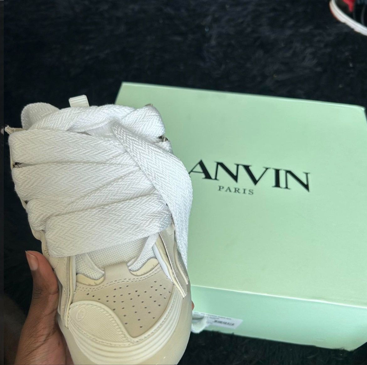 Lanvin Lanvin cream and white Size US 5.5 / EU 38 - 3 Thumbnail