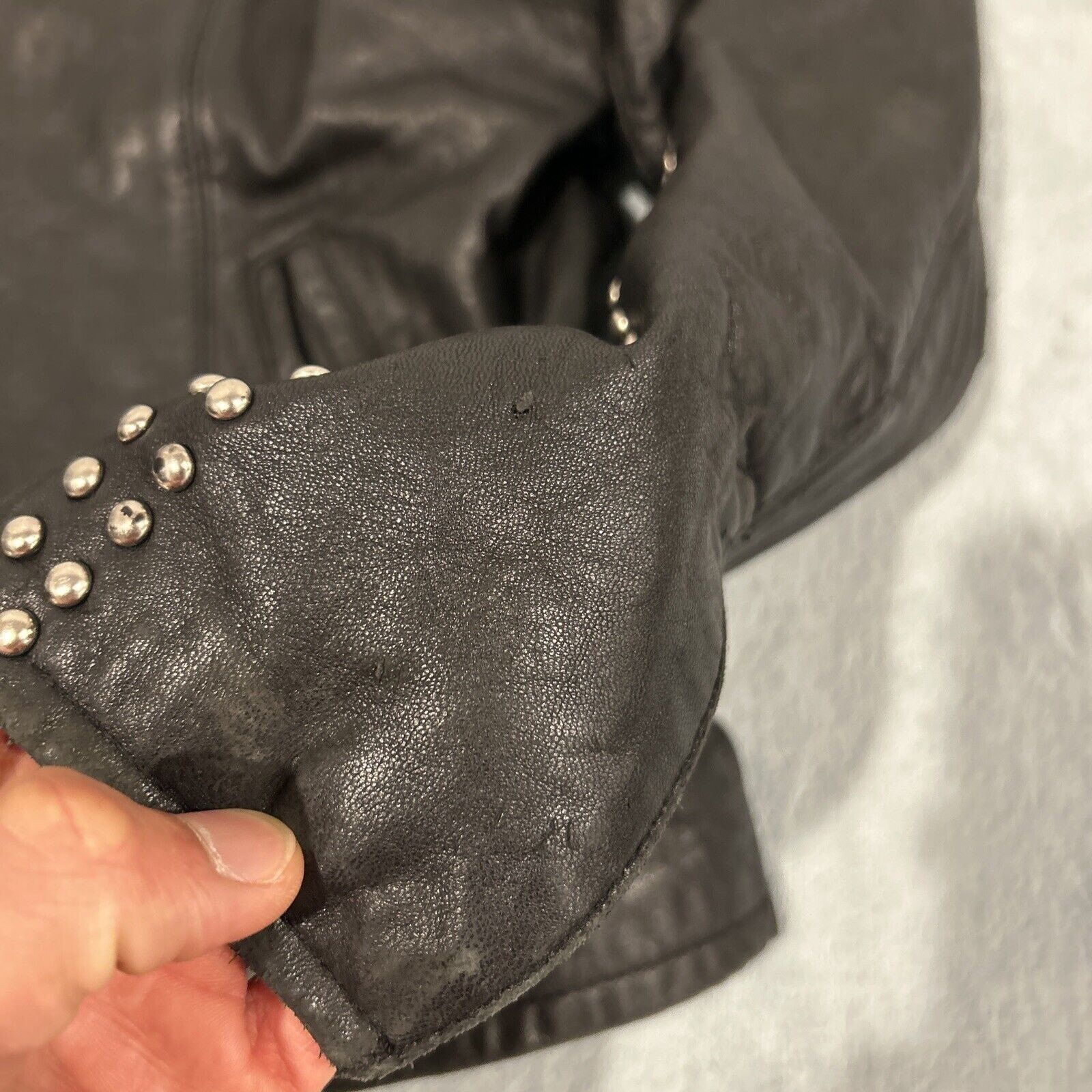 Harley Davidson Harley Davidson Studded Leather Jacket Womens XS Biker Goth Size XS / US 0-2 / IT 36-38 - 7 Thumbnail