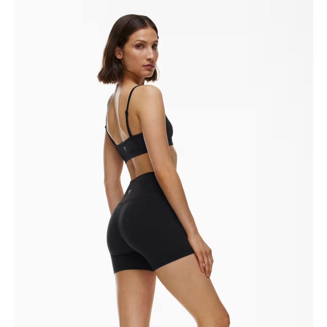 Aritzia NWOT ARITZIA TnAction High Rise Biker Short - Black S Size 27" / US 4 / IT 40 - 1 Thumbnail