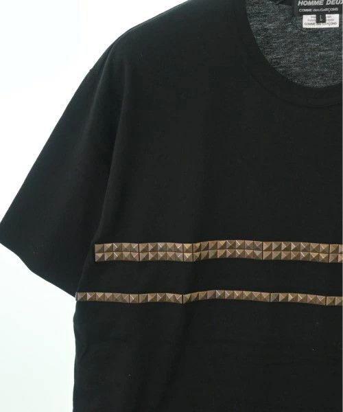 Comme des Garcons Homme Deux T-Shirts cut-and-sew short sleeve cotton crewneck Black Size US L / EU 52-54 / 3 - 3 Thumbnail