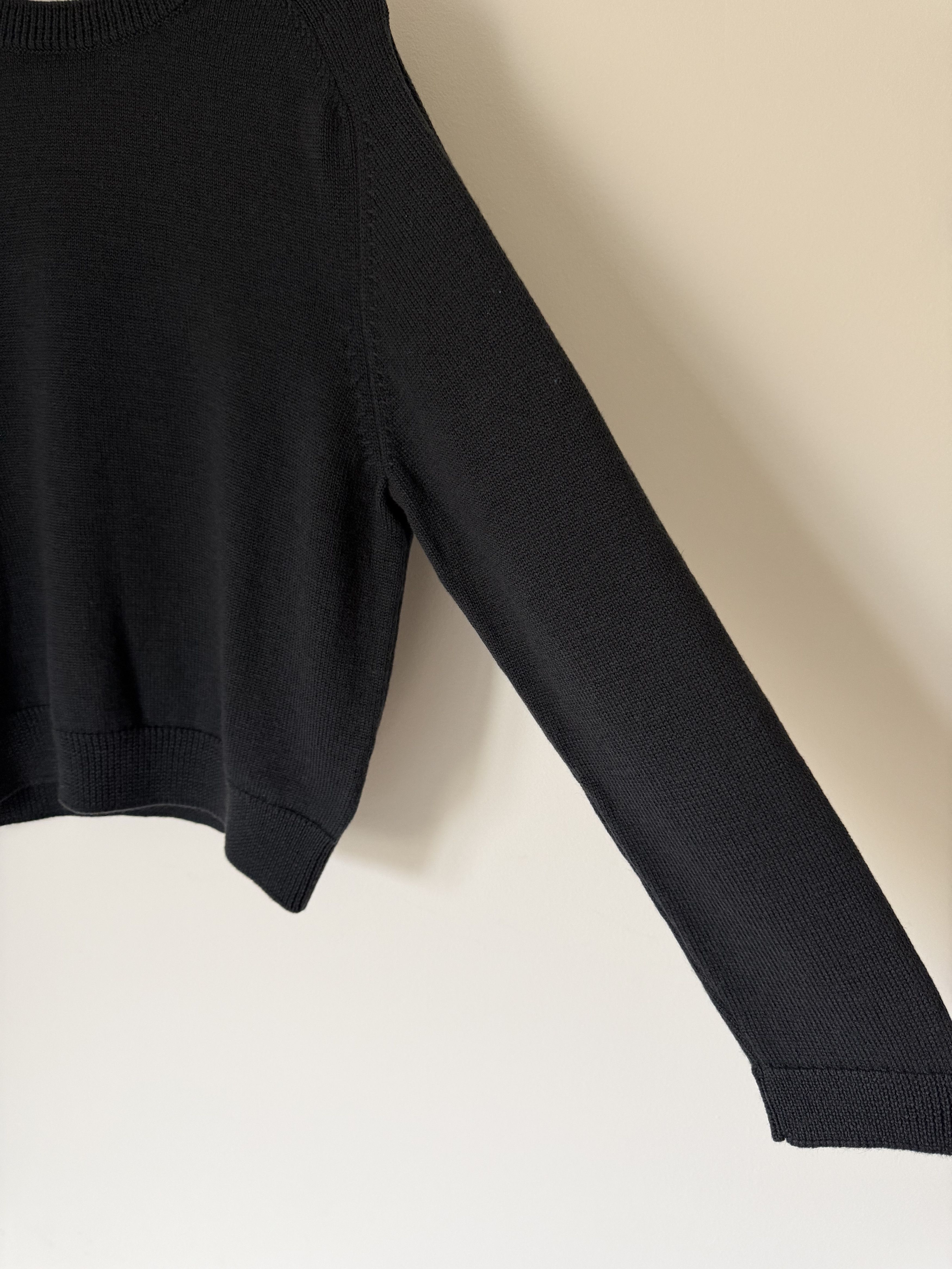 Our Legacy Our Legacy True Roundneck Sweater in Off Black Rustic Merino Size US XXL / EU 58 / 5 - 4 Thumbnail